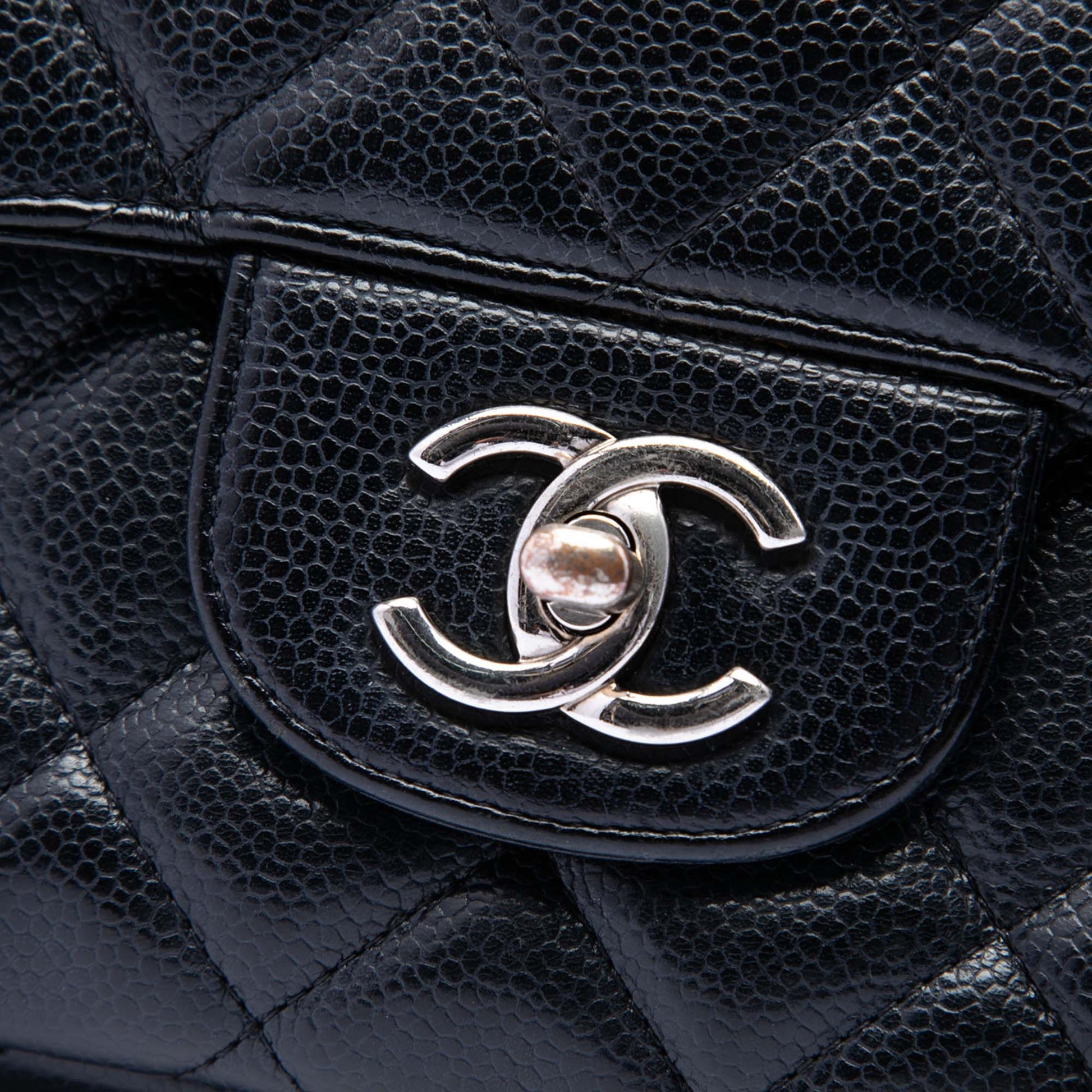 Chanel Jumbo Classic Caviar Single Flap