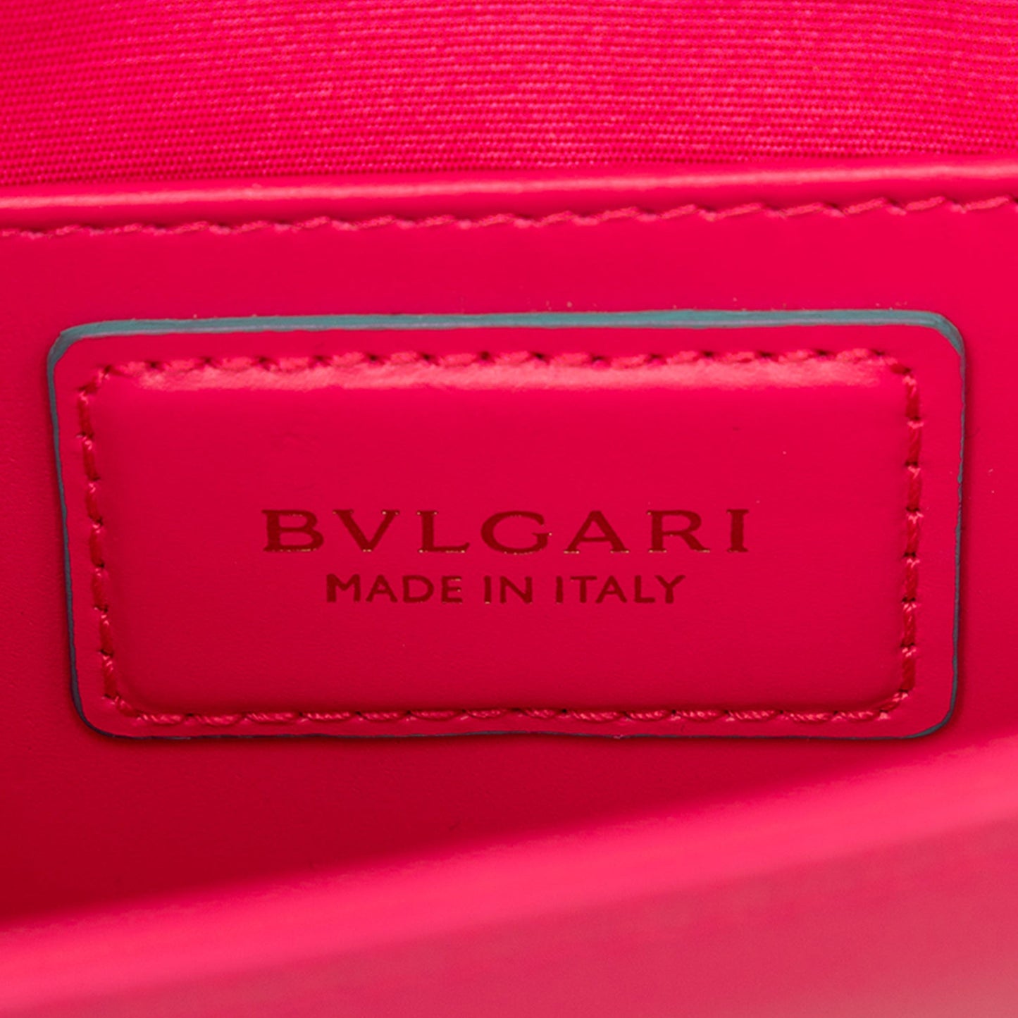 Bvlgari Small Leather Square Serpenti Forever Chain Crossbody