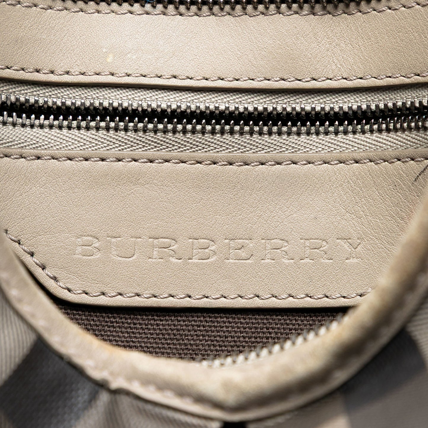 Burberry Smoke Check Coated Canvas Hartham Crossbody