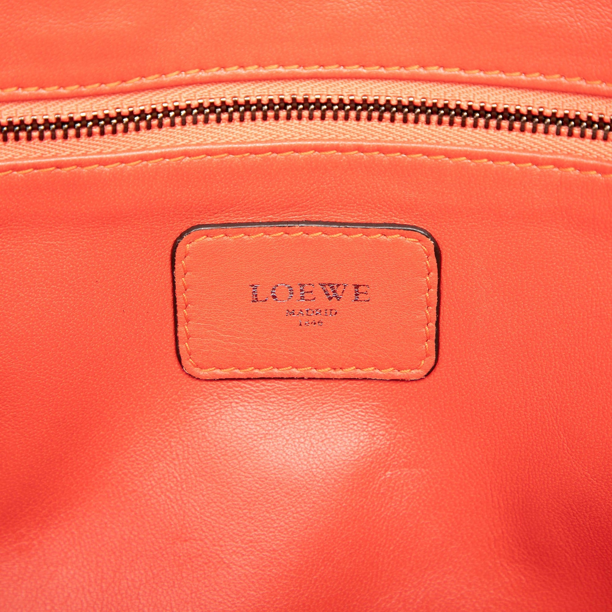 LOEWE Tricolor Leather Amazona 36