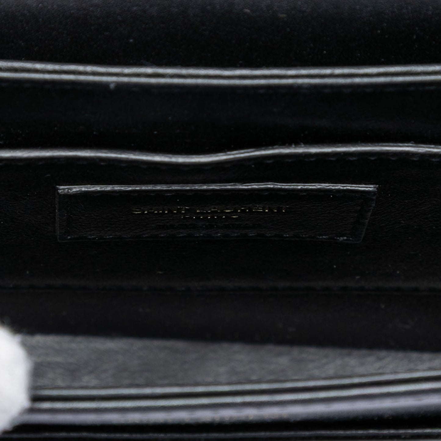 Saint Laurent Small Canvas Striped Solferino Satchel In Box