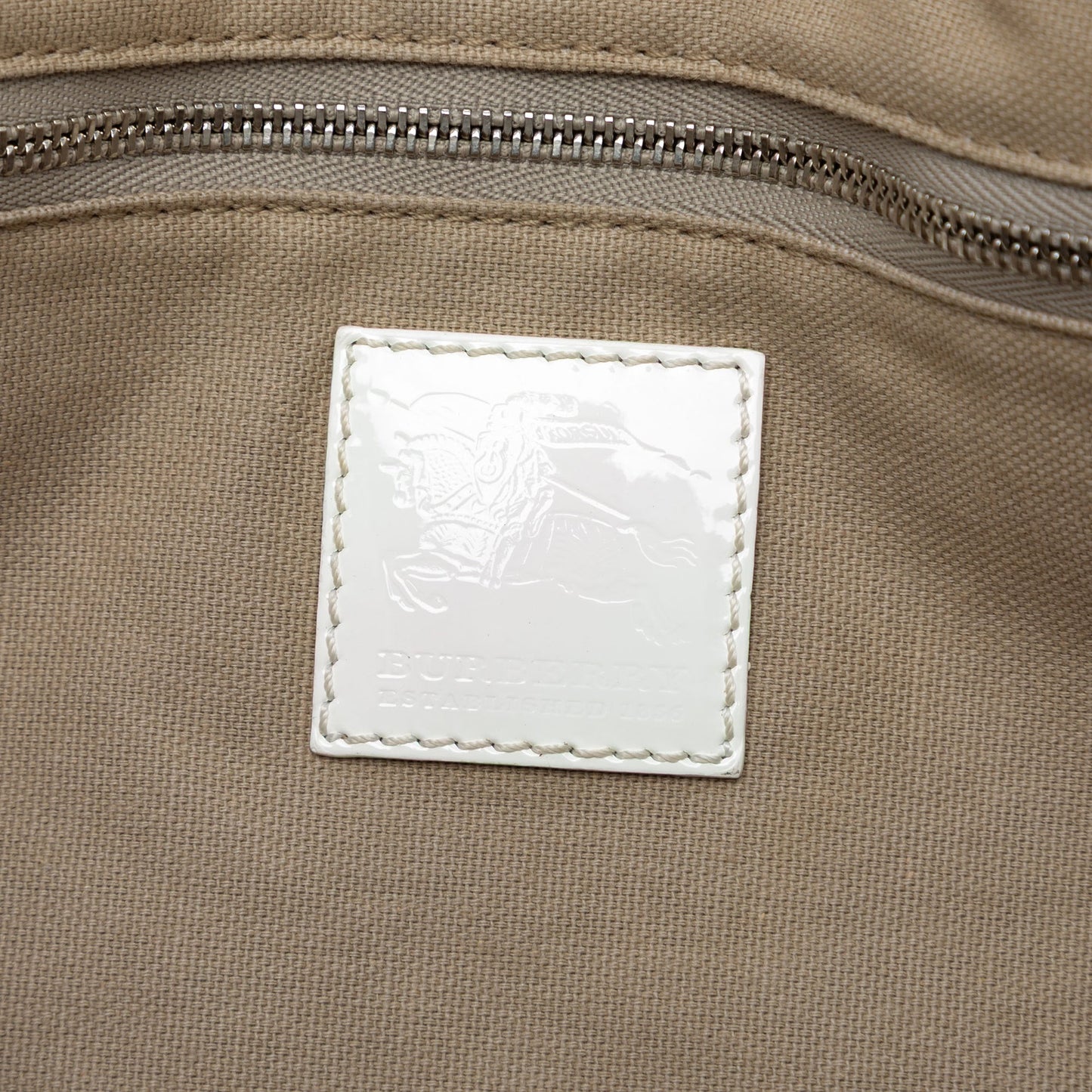 Burberry House Check Coated Canvas Hearts Tote