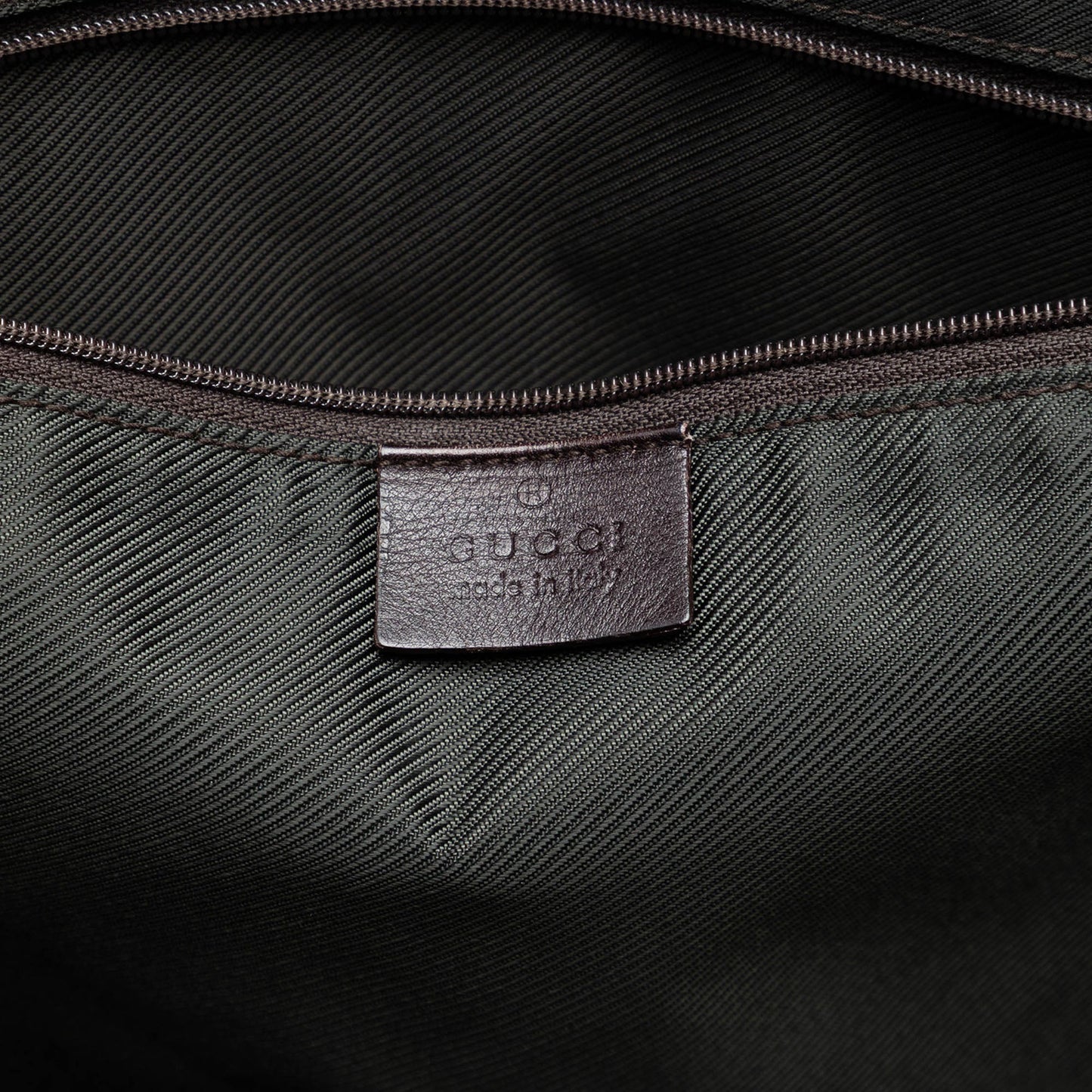 Gucci Printed Canvas Bamboo Horsebit Tote