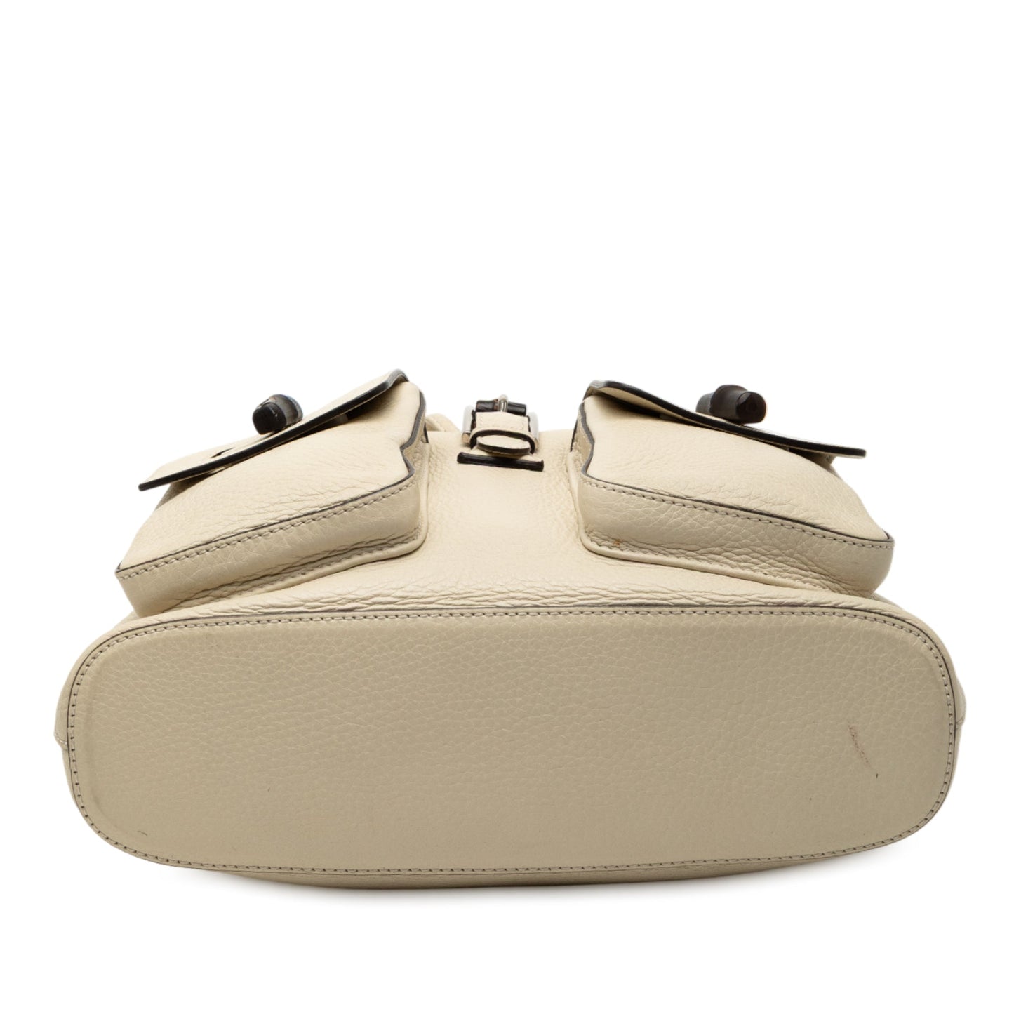 Gucci Leather Bamboo Tassel Backpack