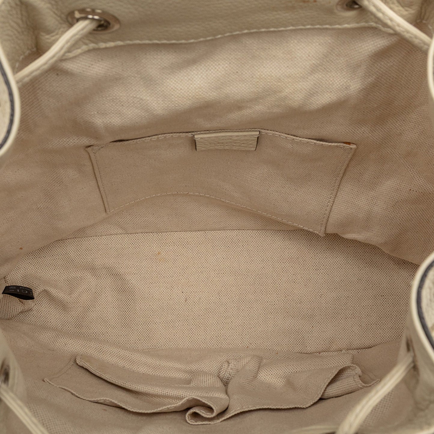 Gucci Leather Bamboo Tassel Backpack
