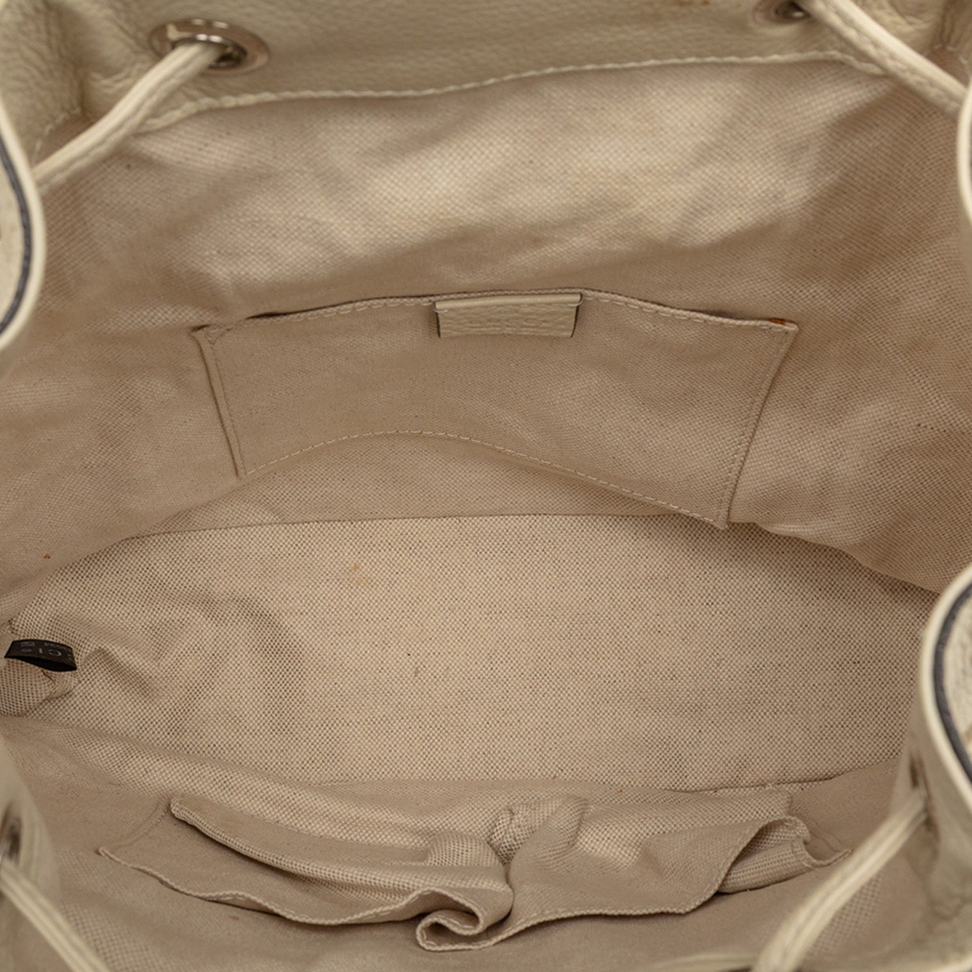 Gucci Leather Bamboo Tassel Backpack