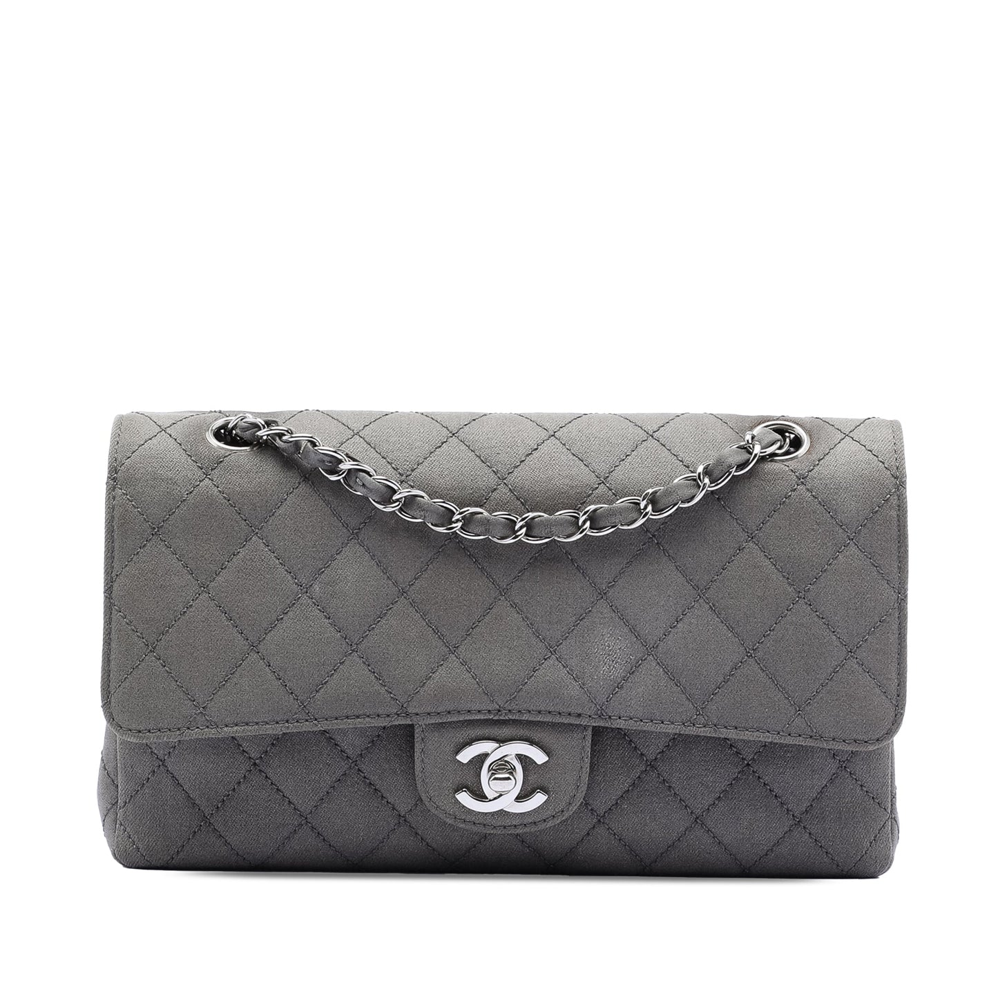 Chanel Medium Classic Suede Double Flap