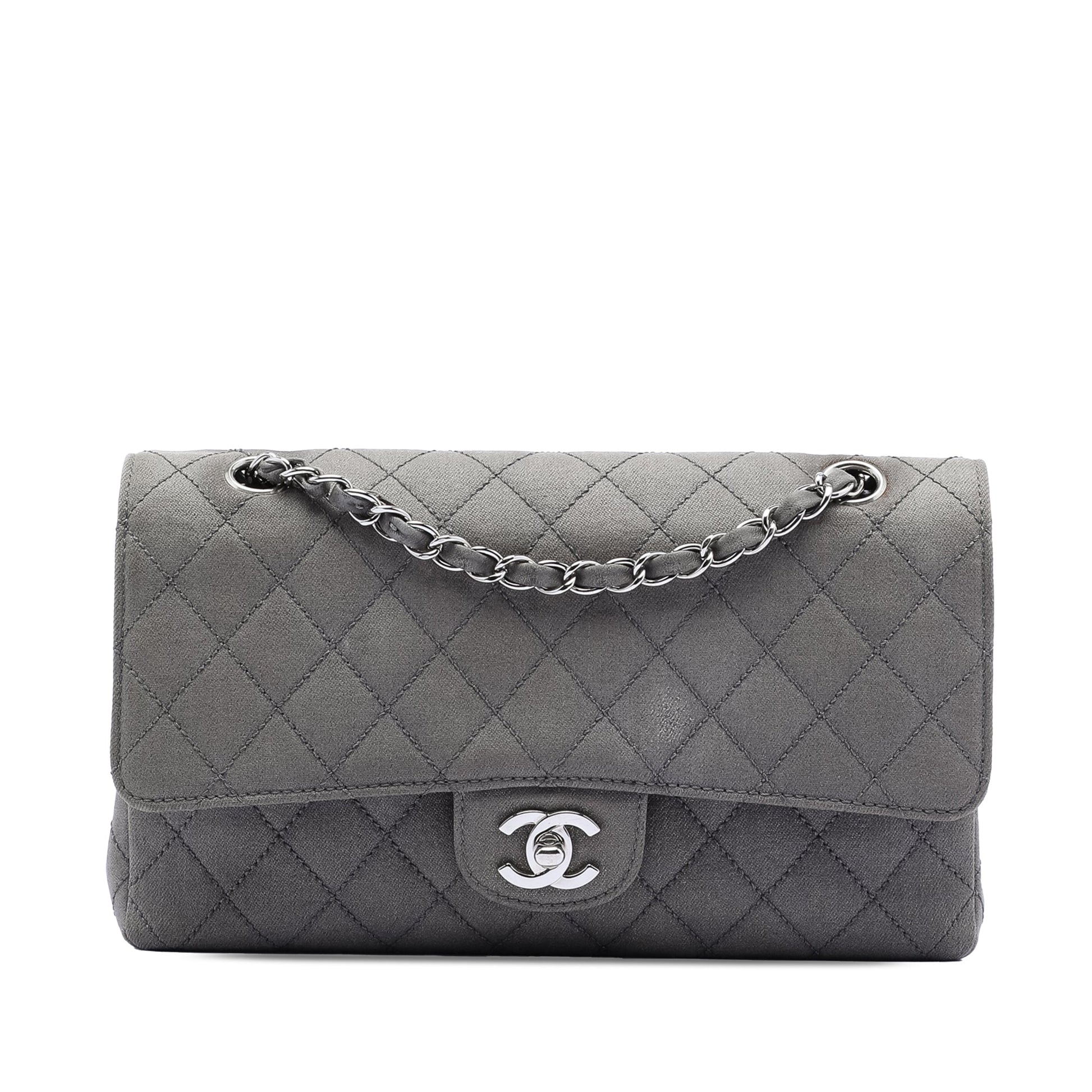 Chanel Medium Classic Suede Double Flap
