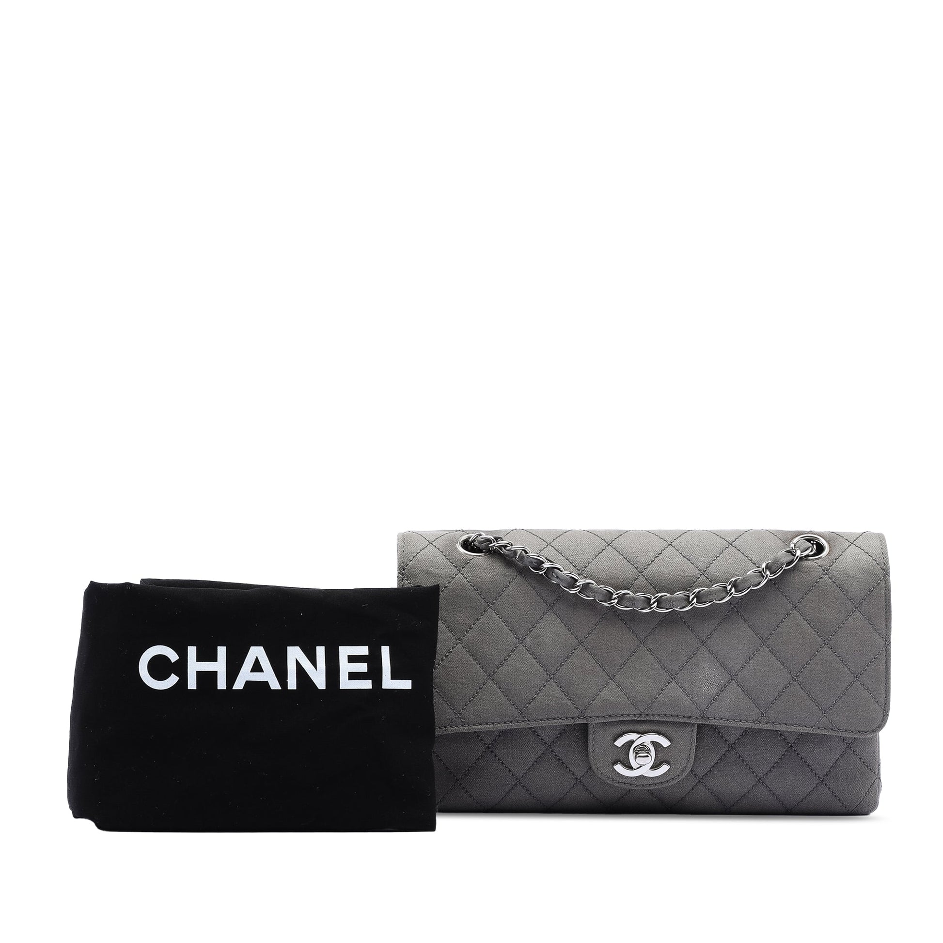 Chanel Medium Classic Suede Double Flap