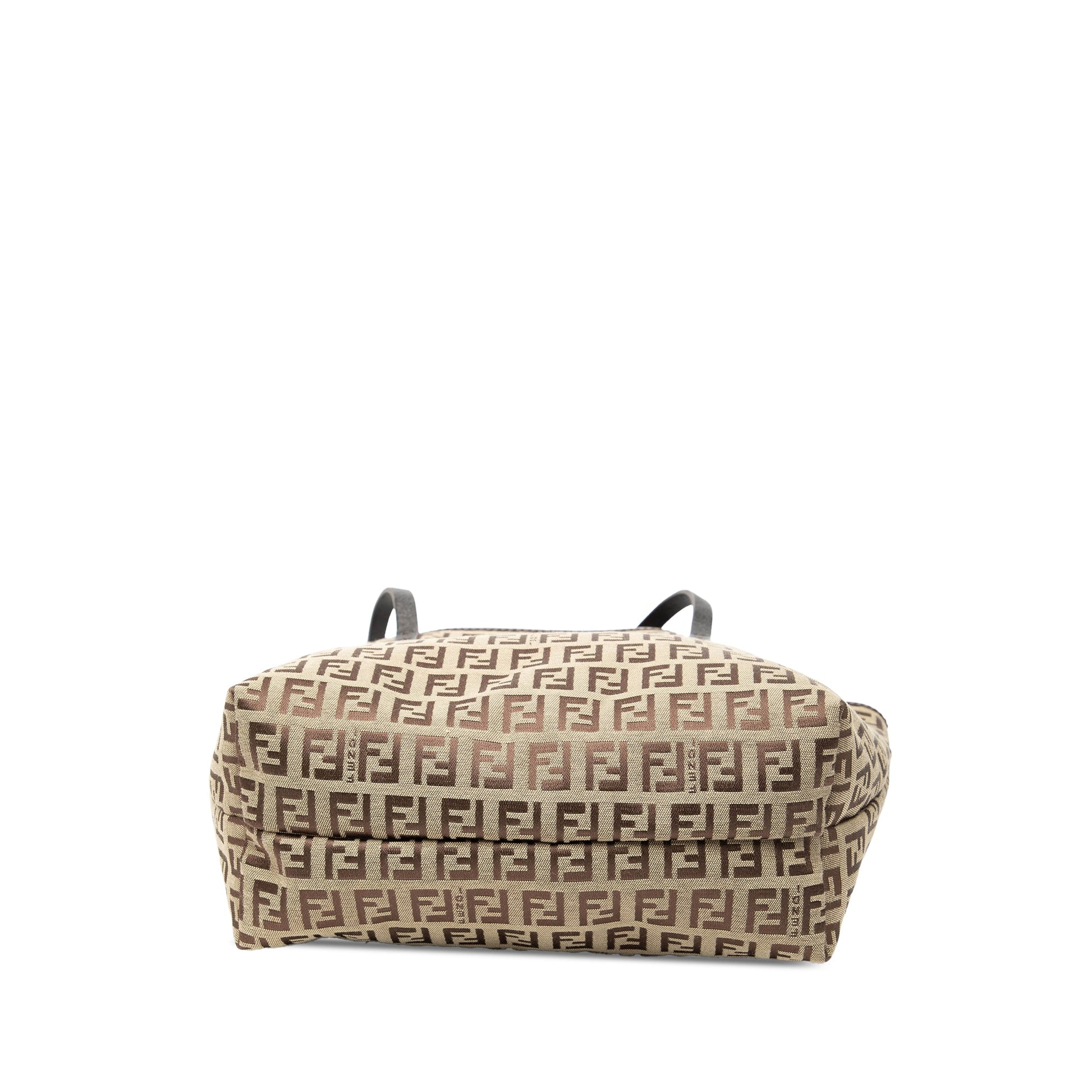 Fendi Mini Zucchino Canvas Roll Tote
