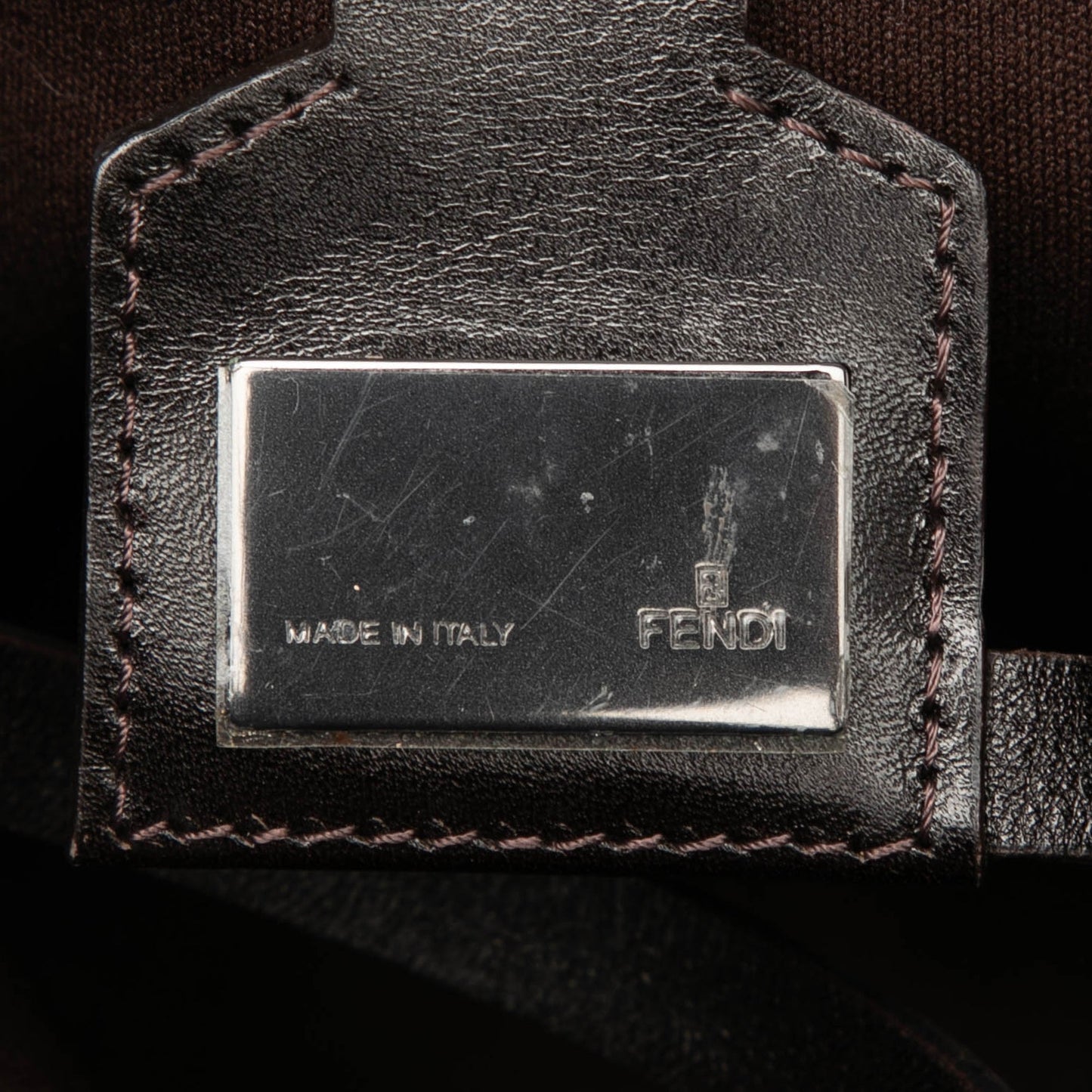 Fendi Mini Zucchino Canvas Roll Tote