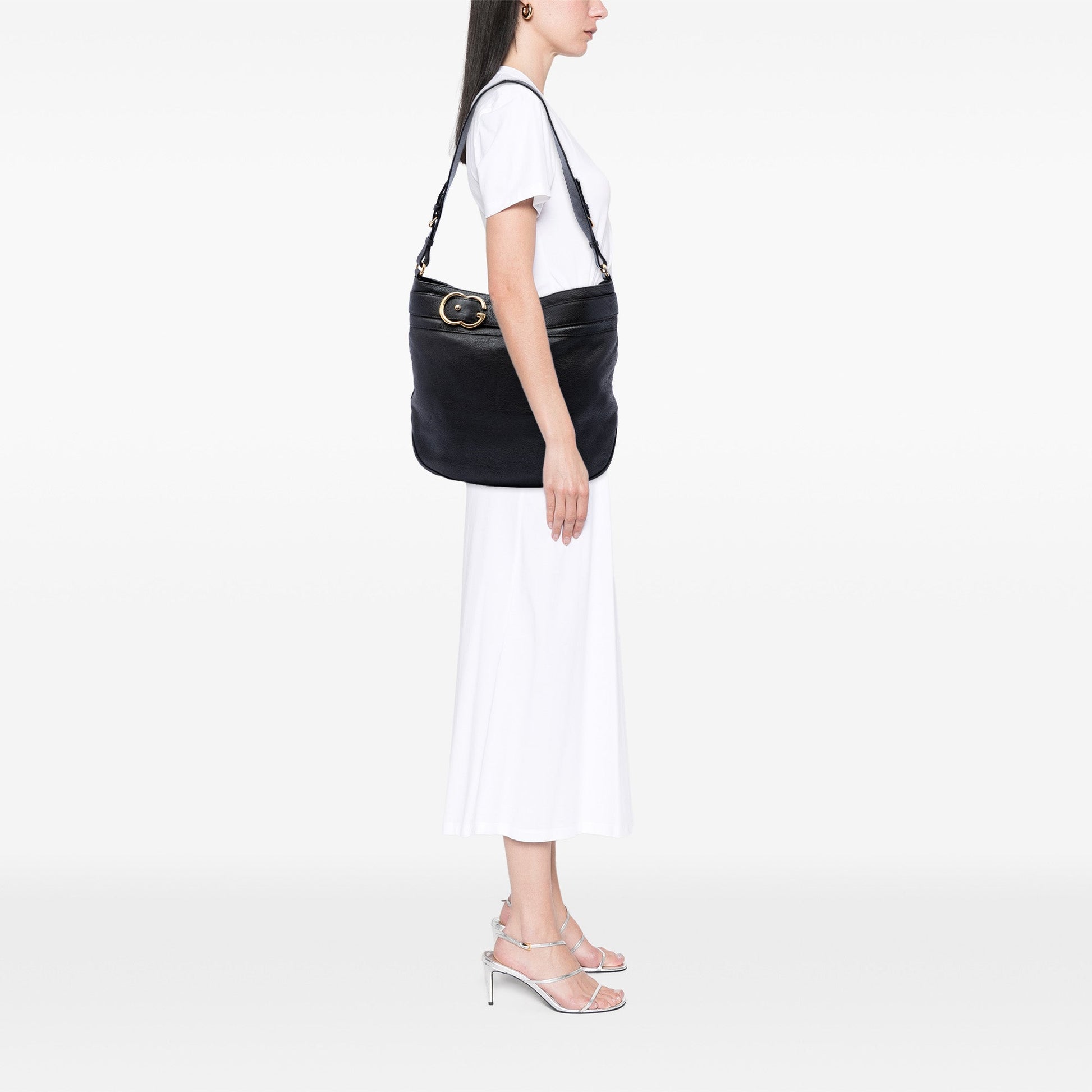 Gucci Large Calfskin Ride Shoulder Bag
