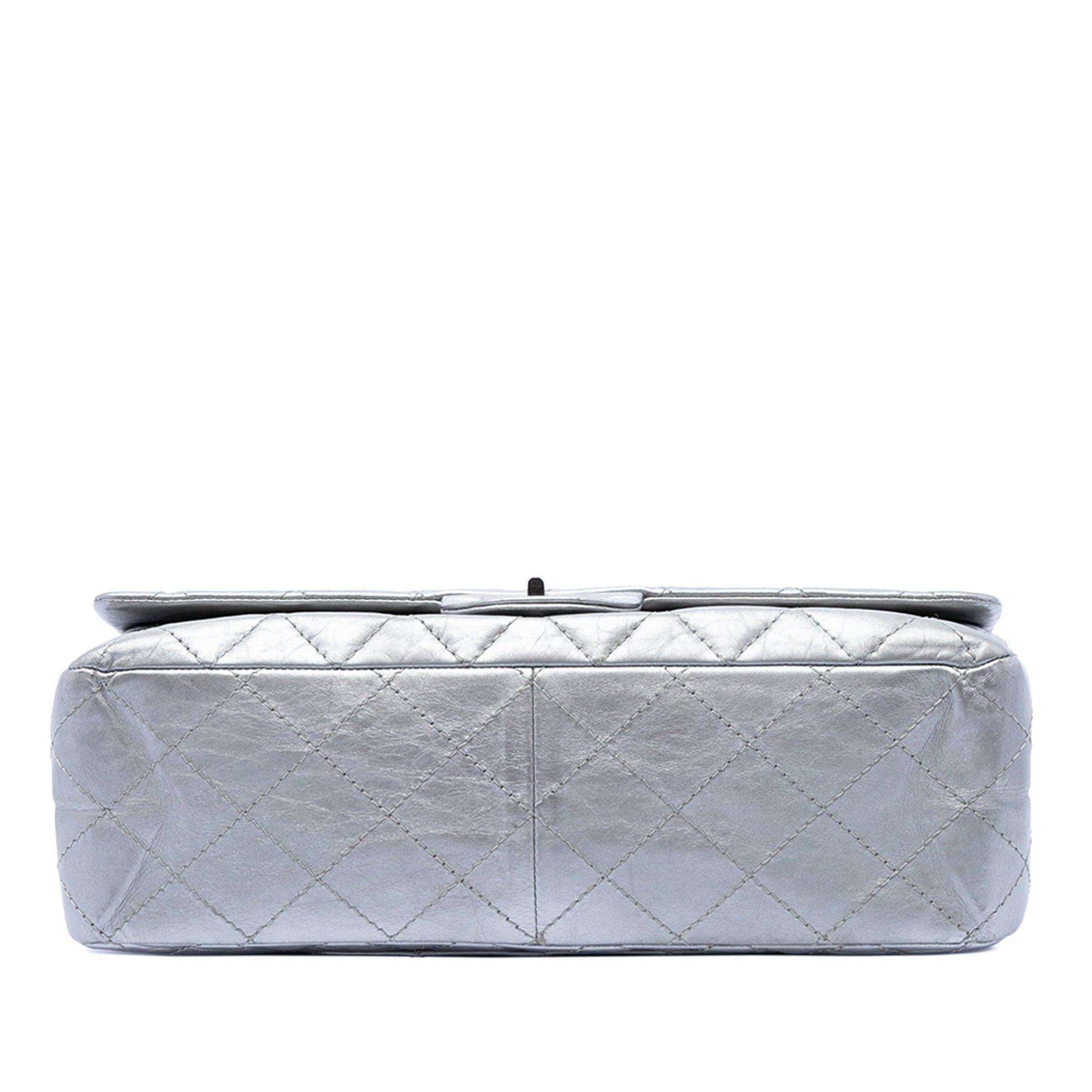 Chanel Quilted Metallic Aged Calfskin Reissue 2.55 Double Flap 227