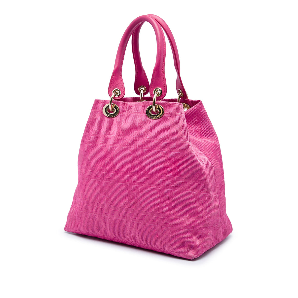 Dior Small Canvas Cannage Lady Dior Soft Shopping Tote