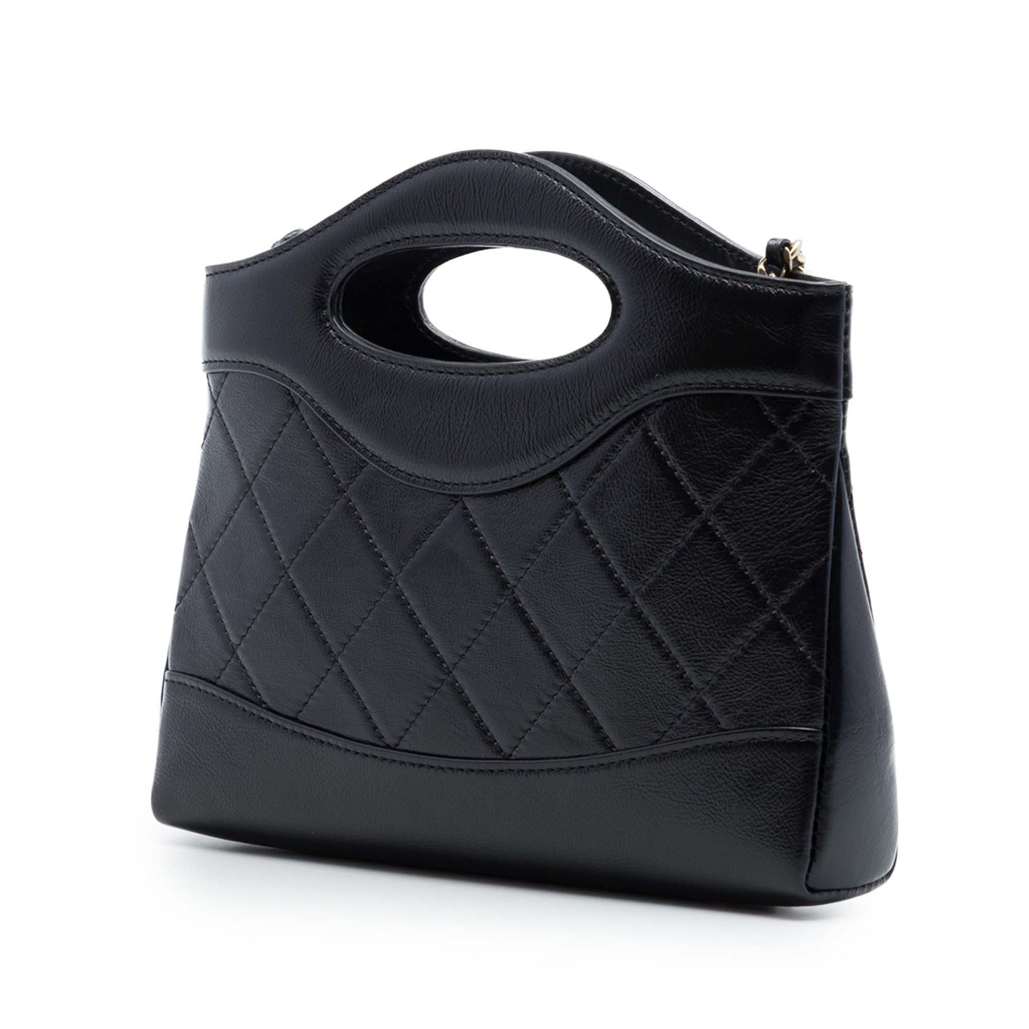 Chanel Nano Quilted Glazed Calfskin 31 Shopping Bag