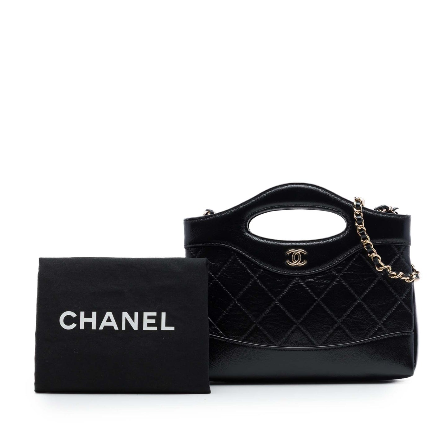 Chanel Nano Quilted Glazed Calfskin 31 Shopping Bag