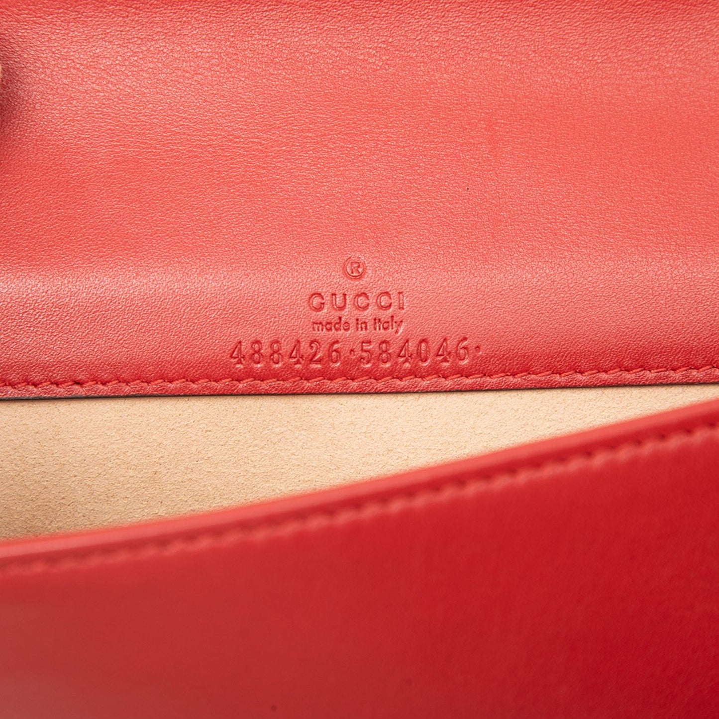Gucci Mini GG Marmont Matelasse Calfskin Wallet On Chain