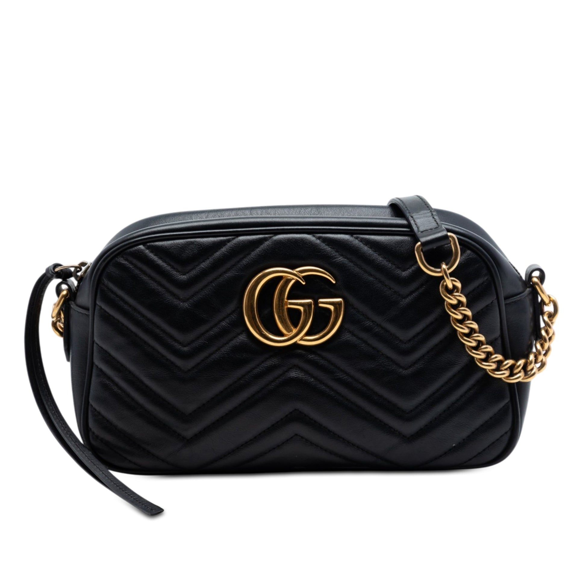 Gucci Small GG Marmont Matelasse Calfskin Crossbody