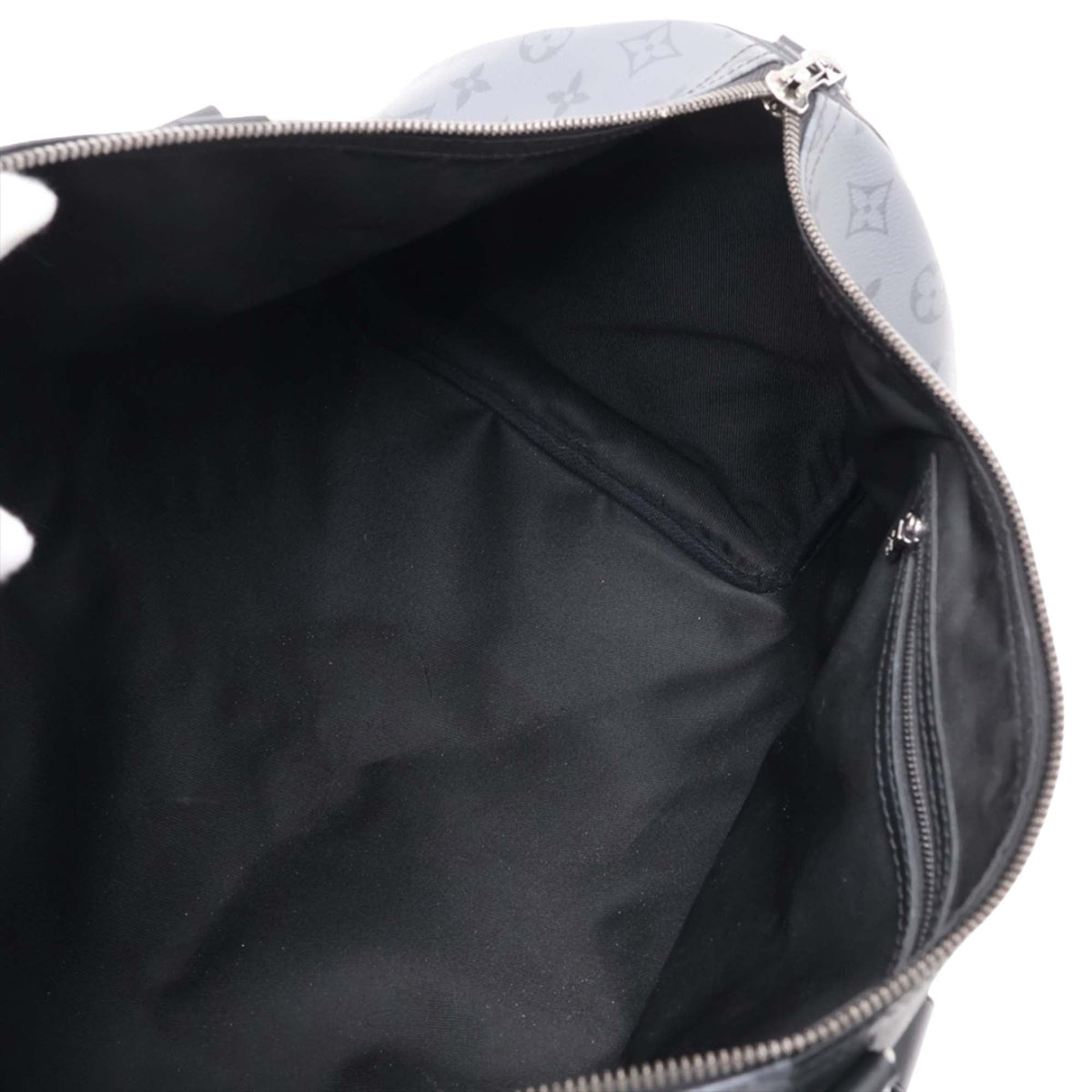 Louis Vuitton Monogram Eclipse Reverse Keepall Bandouliere 50 — Gray