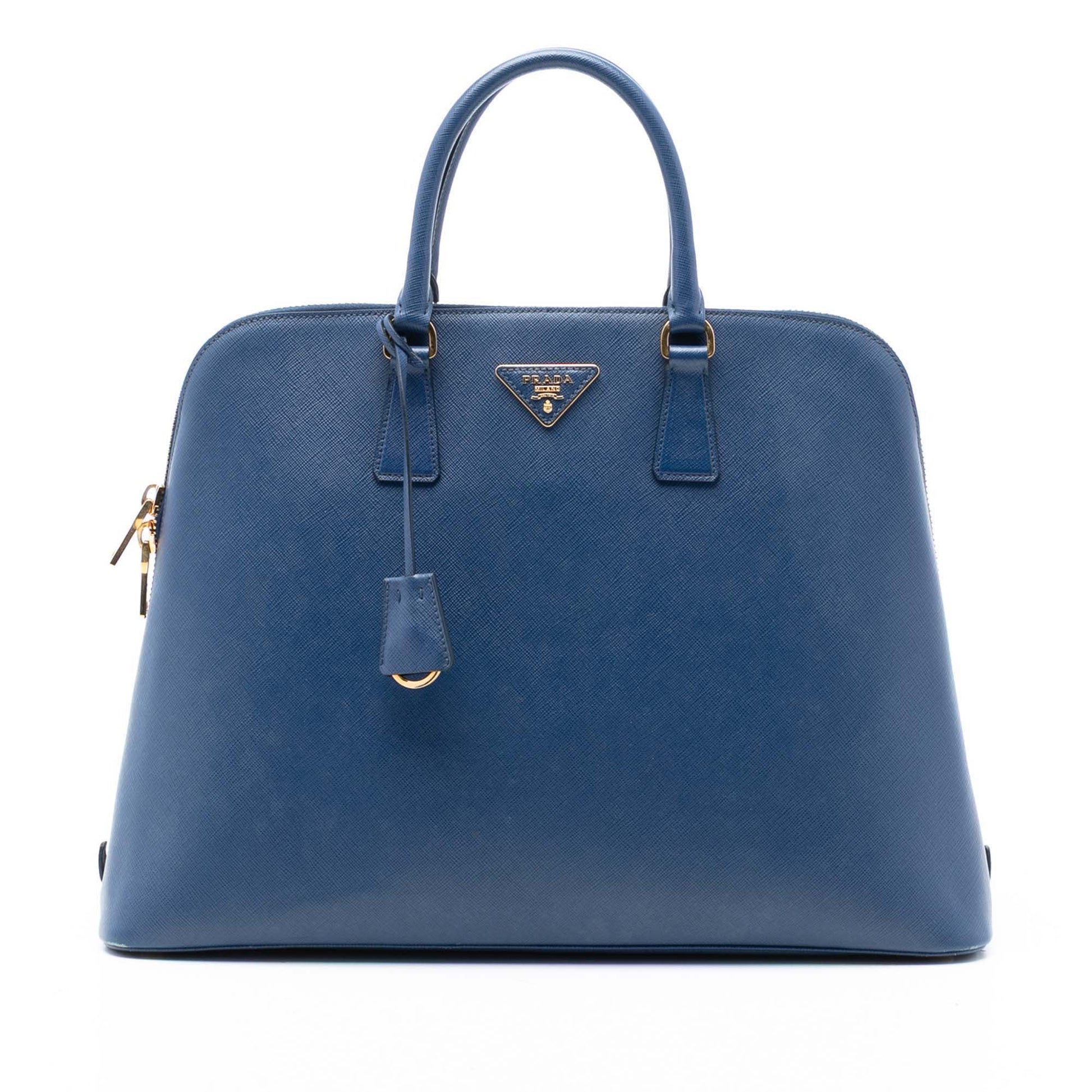 Prada Extra Large Saffiano Lux Promenade Satchel