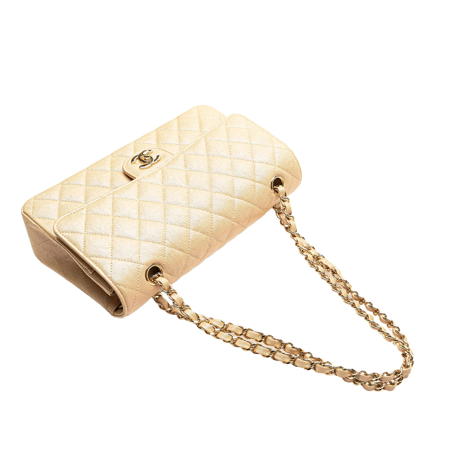 Chanel Medium Classic Iridescent Caviar Double Flap