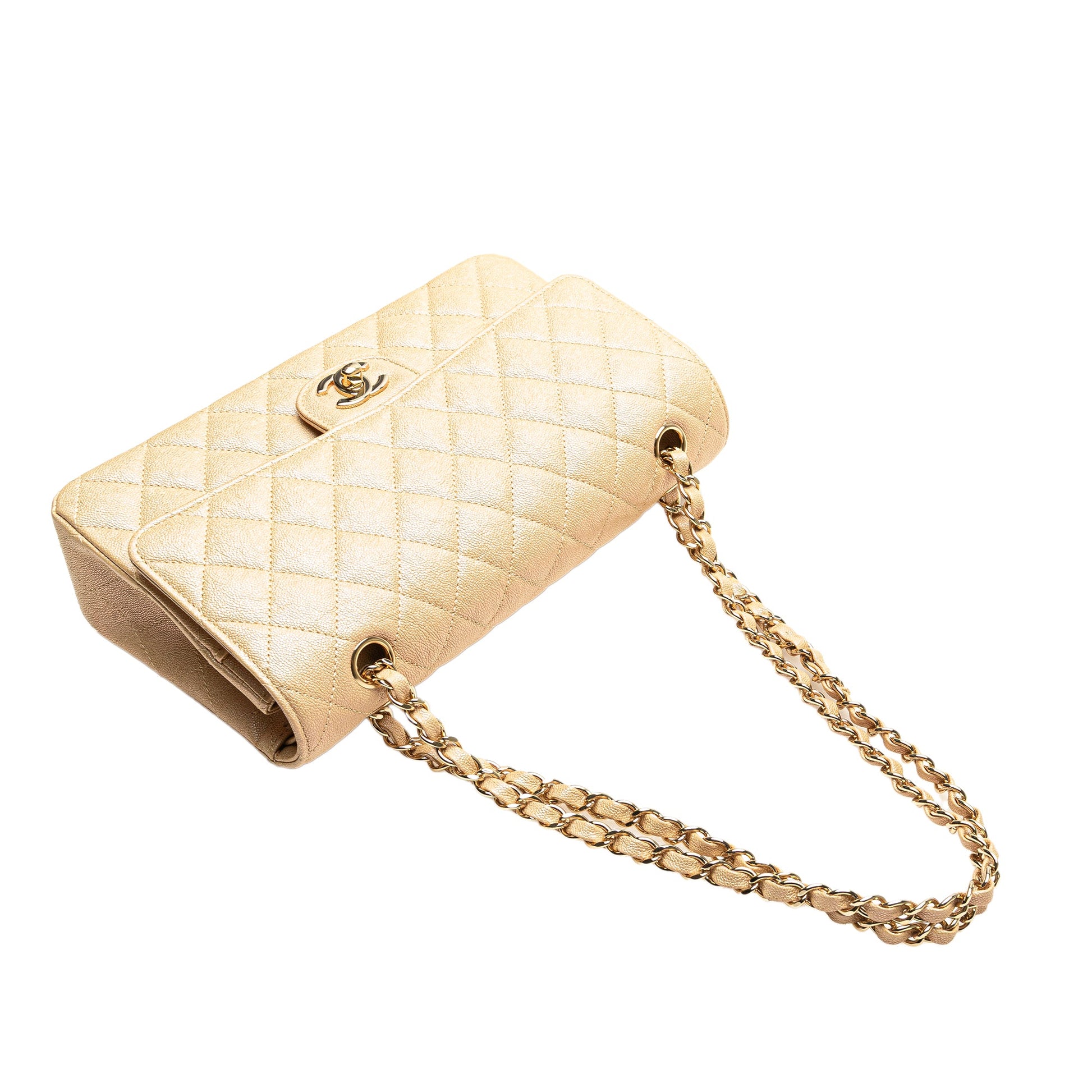 Chanel Medium Classic Iridescent Caviar Double Flap