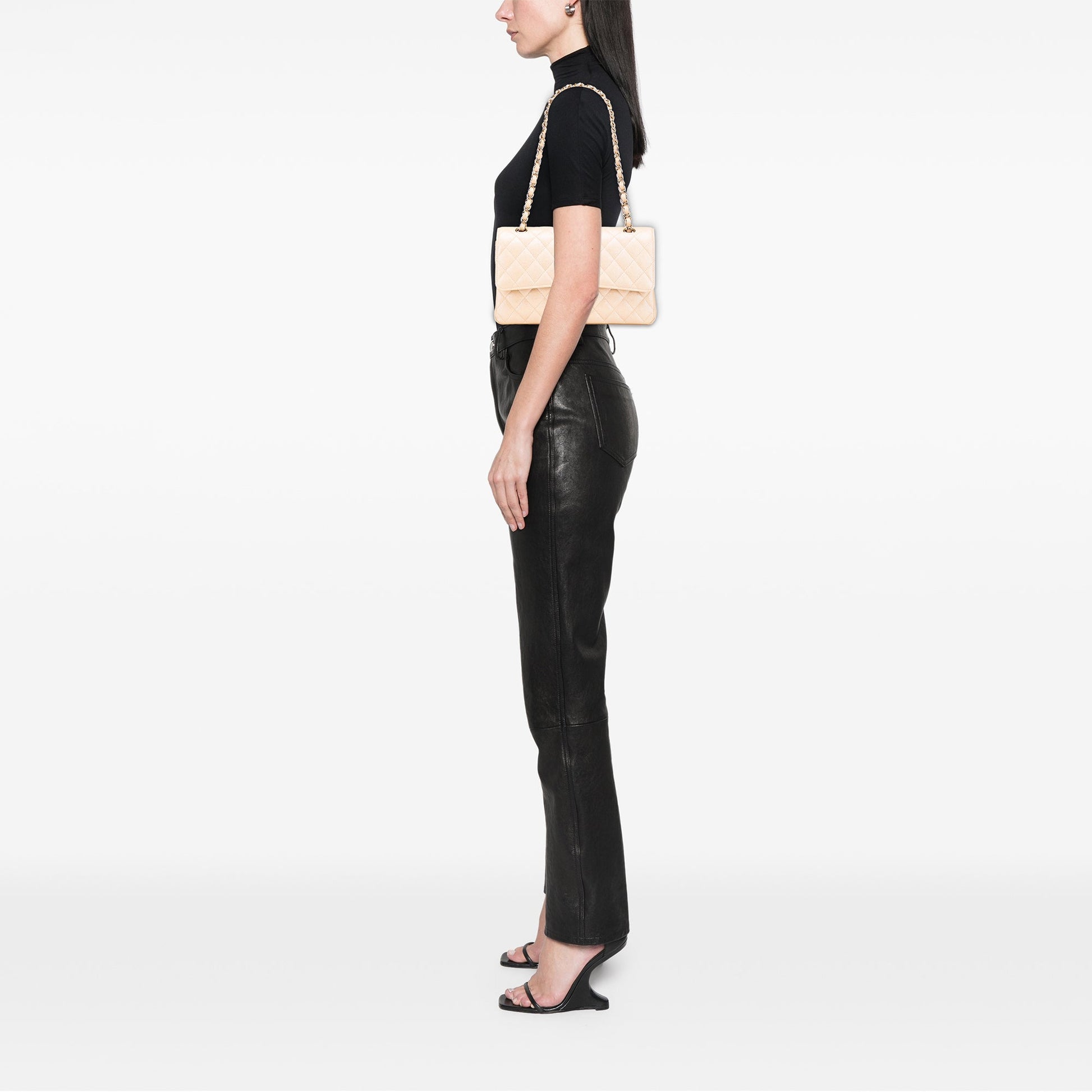 Chanel Medium Classic Iridescent Caviar Double Flap