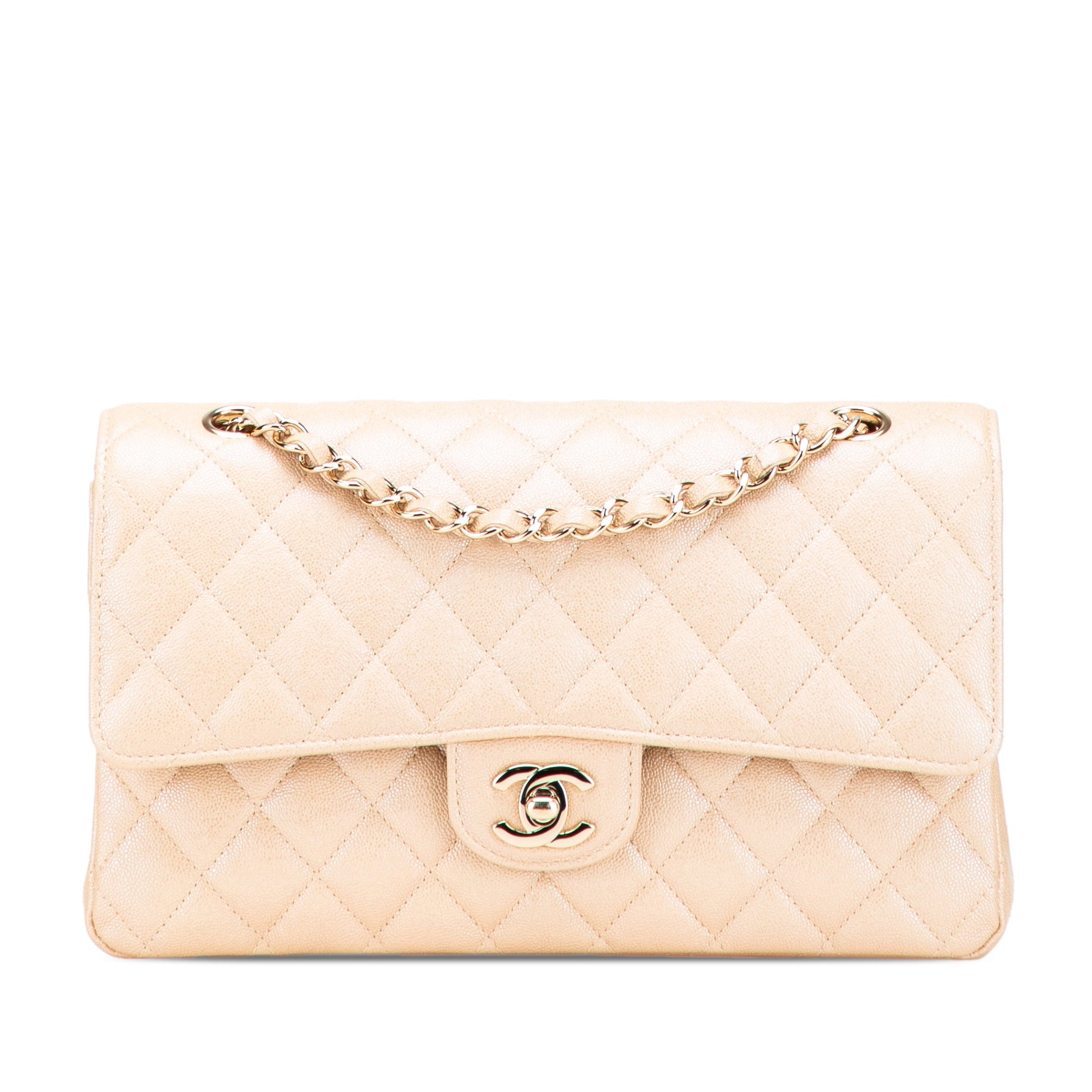 Chanel Medium Classic Iridescent Caviar Double Flap
