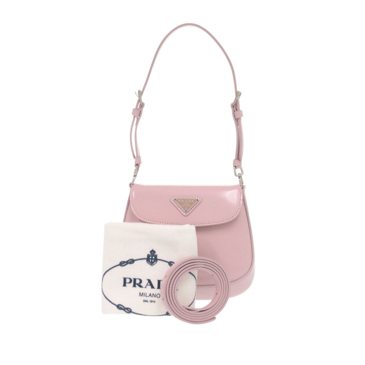 Mini Brushed Leather Cleo Bag