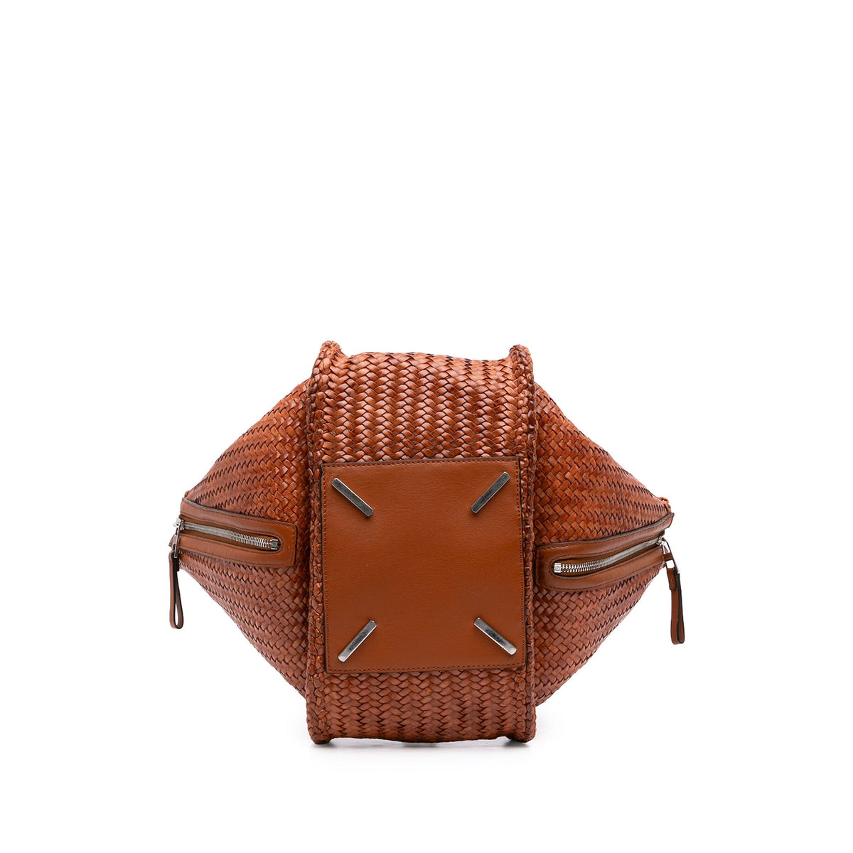 LOEWE Medium Woven Calfskin Hammock Satchel