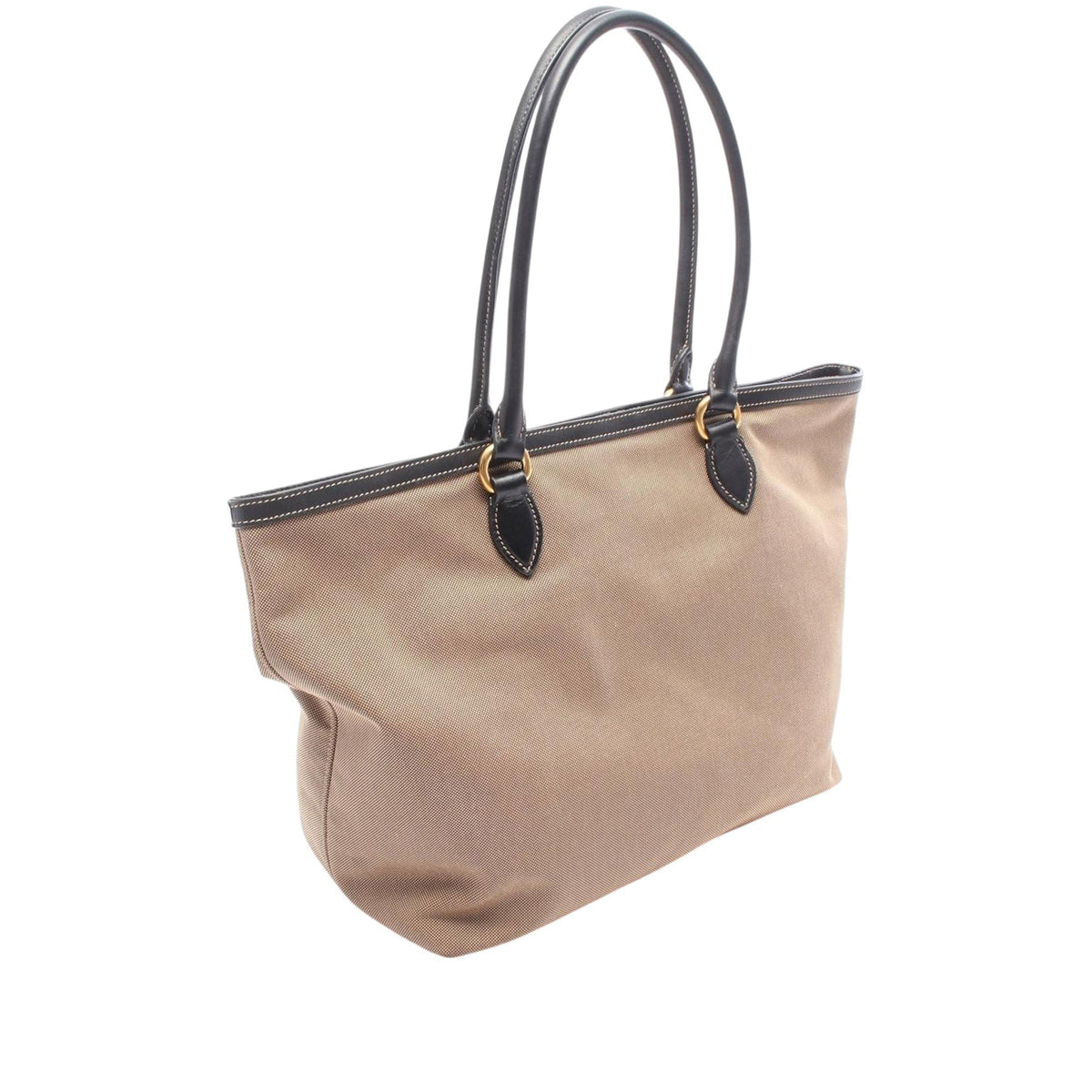 Prada Canvas Canapa Logo Tote — Beige