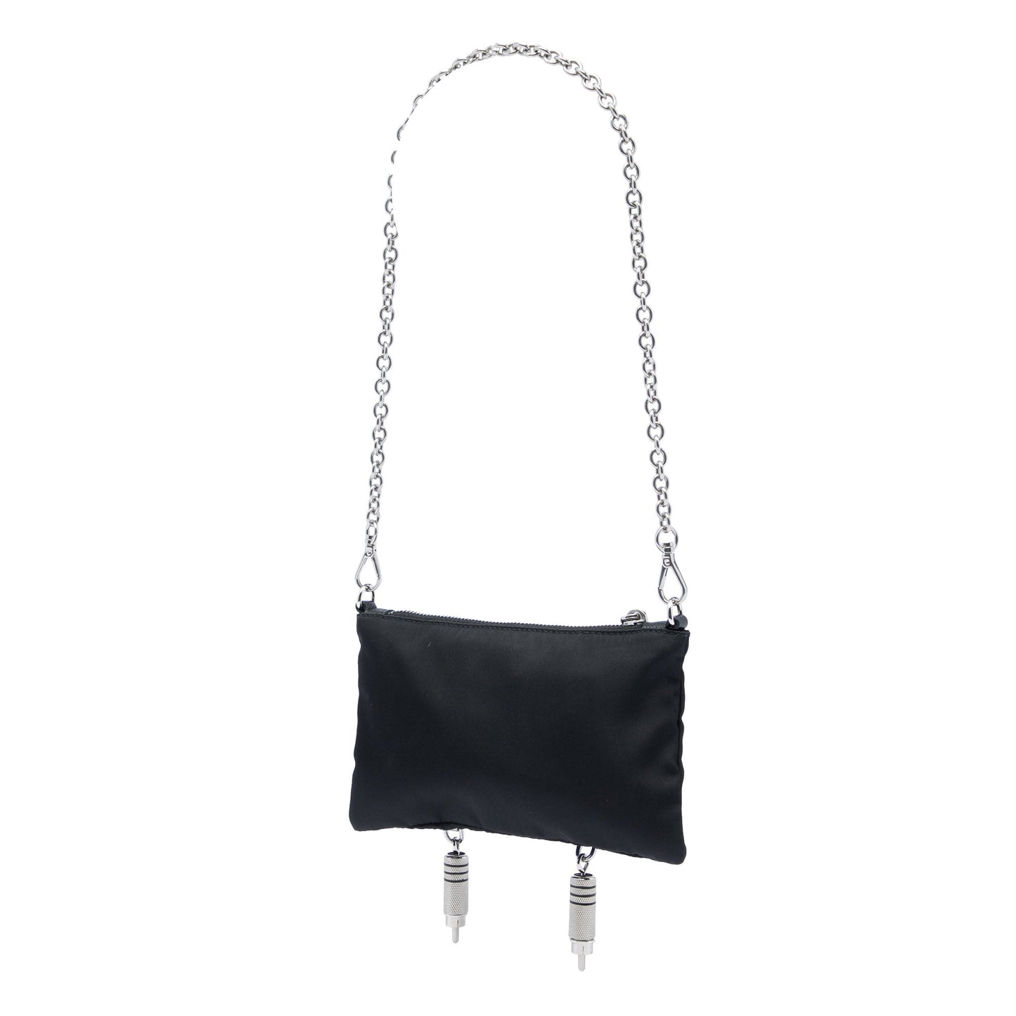 Prada Tessuto Saffiano Robot Chain Shoulder Bag