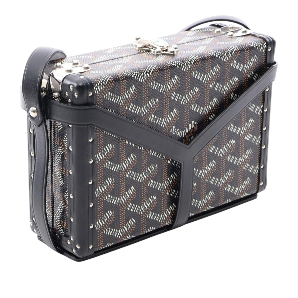 Goyard Goyardine Minaudiere Trunk Bag