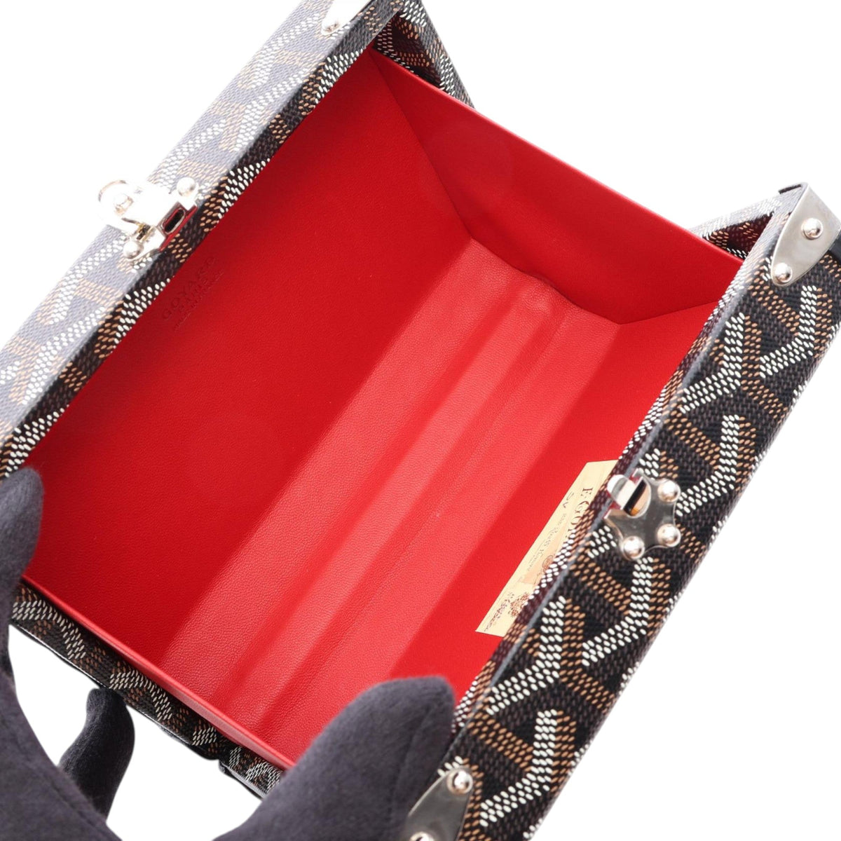 Goyard Goyardine Minaudiere Trunk Bag