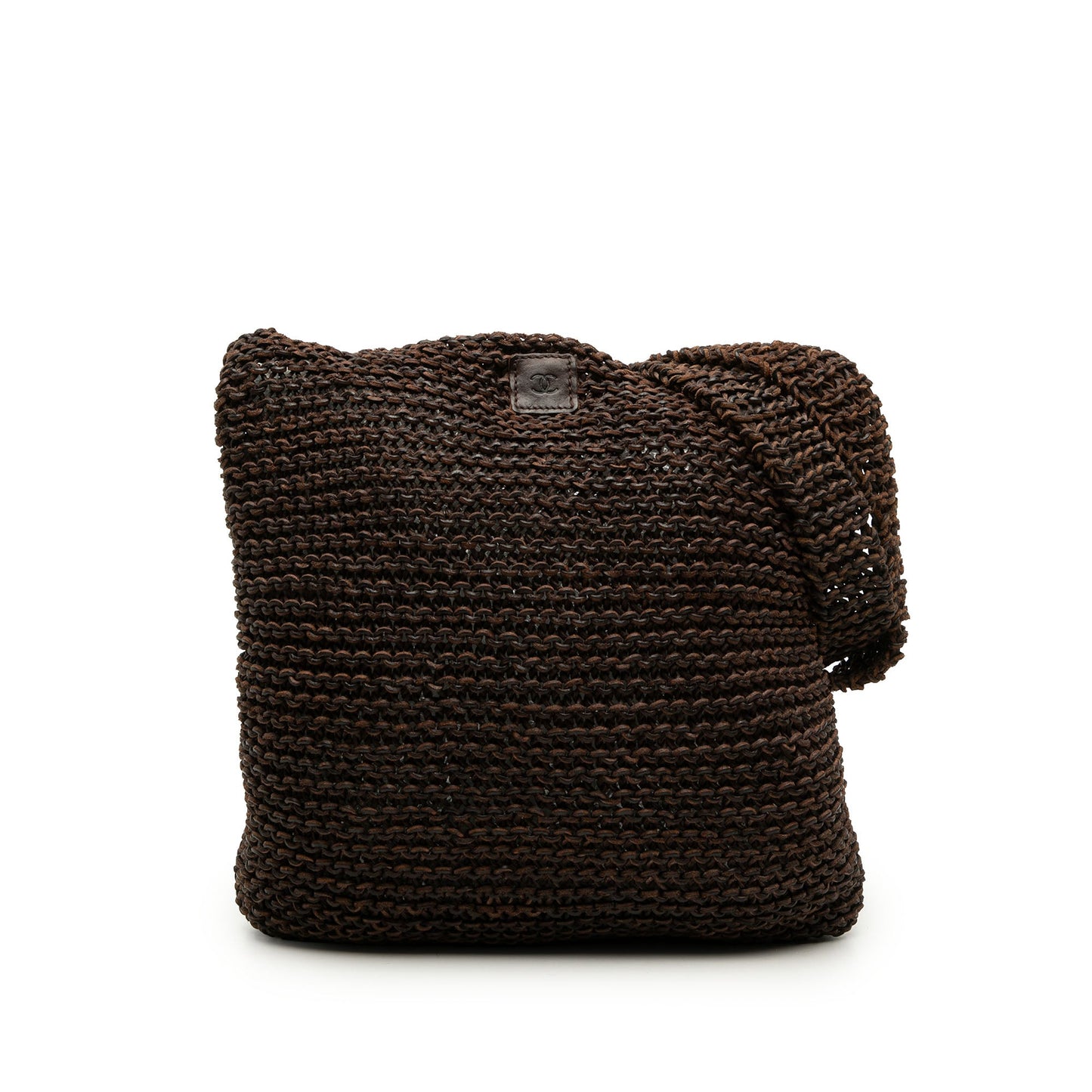 Chanel CC Knitted Calfskin Shoulder Bag
