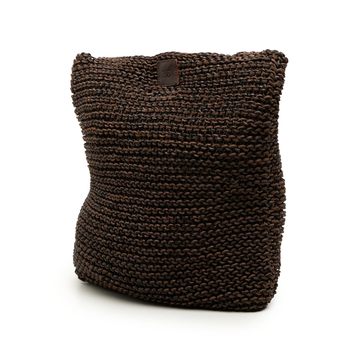 Chanel CC Knitted Calfskin Shoulder Bag