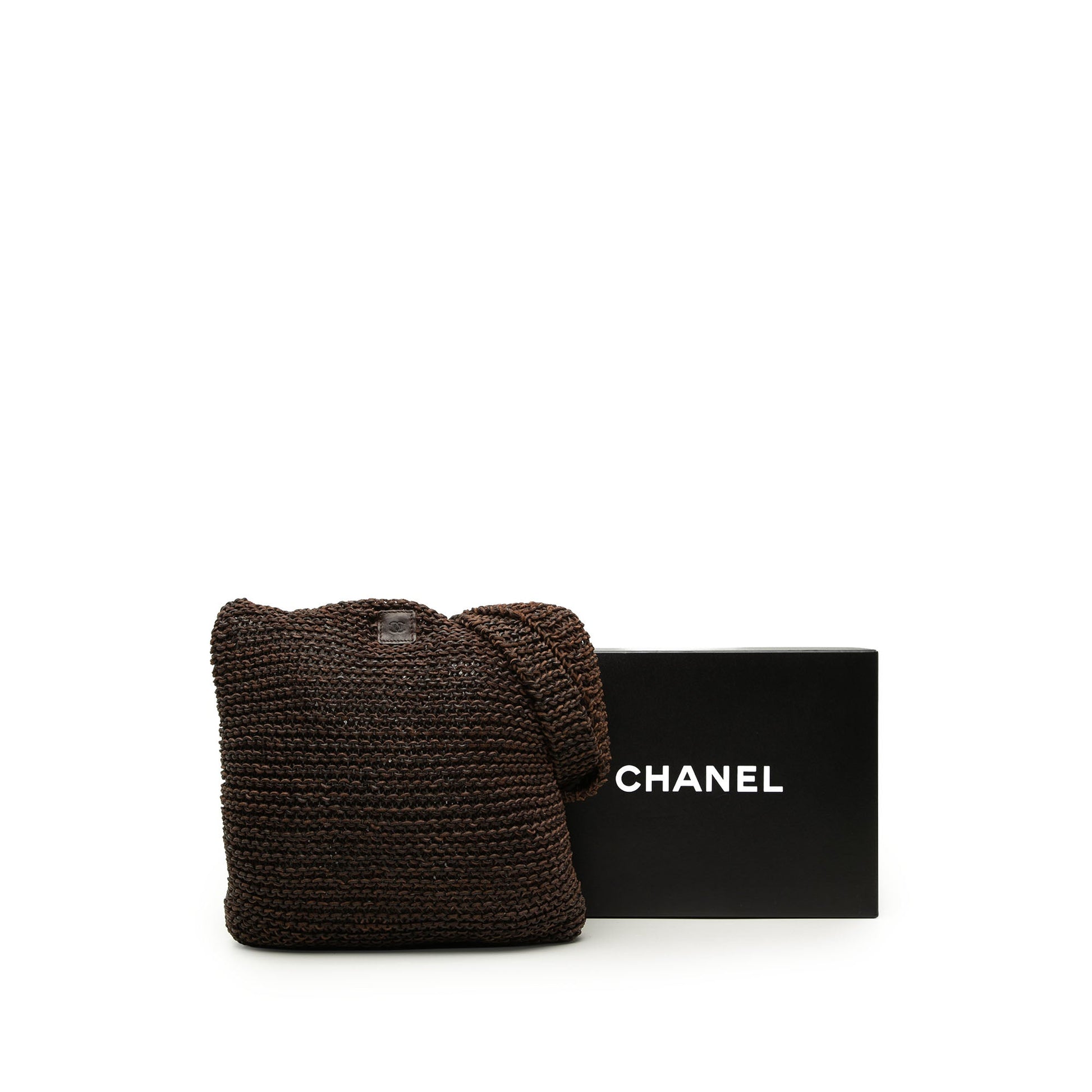 Chanel CC Knitted Calfskin Shoulder Bag