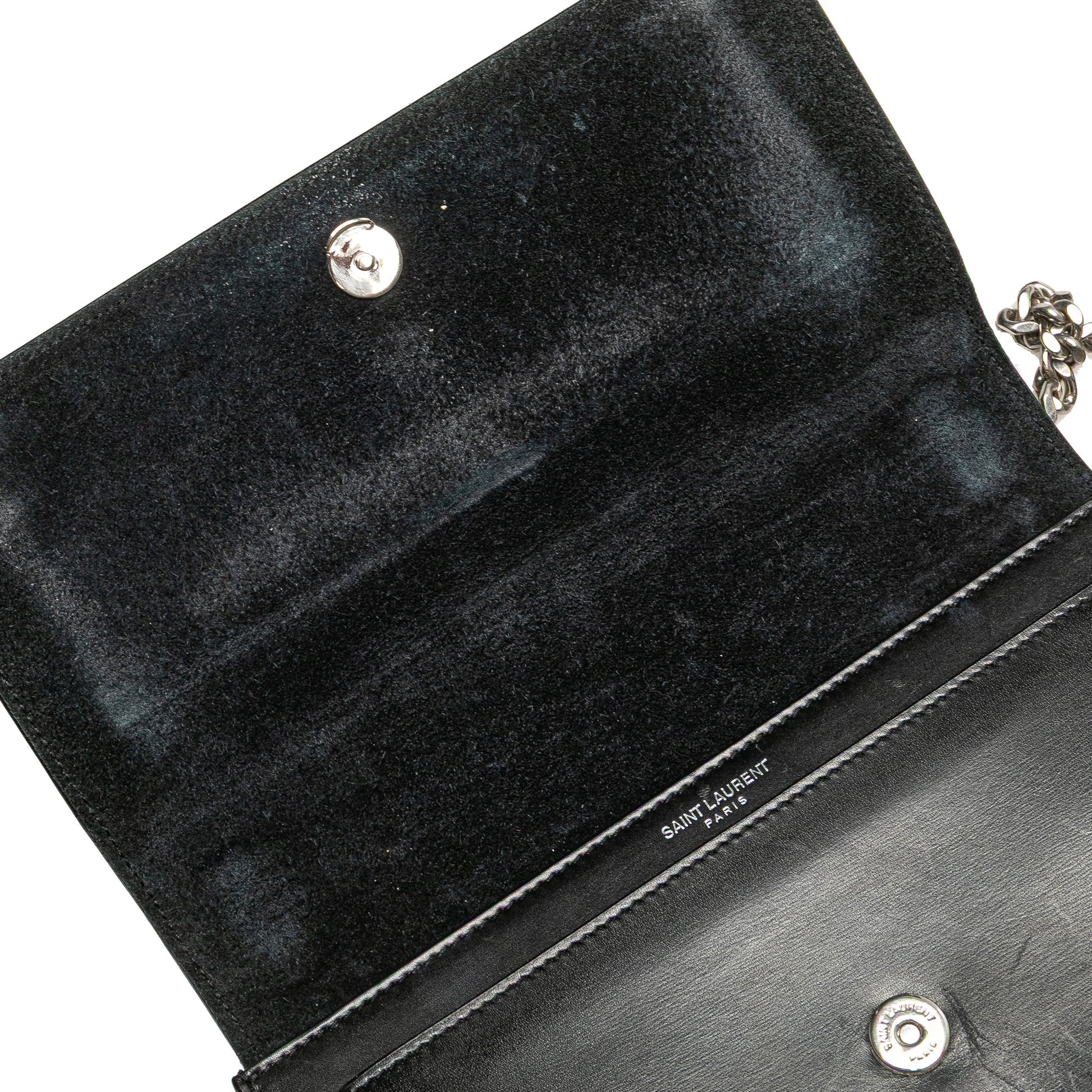 Saint Laurent Medium Studded Calfskin Monogram Sunset Crossbody