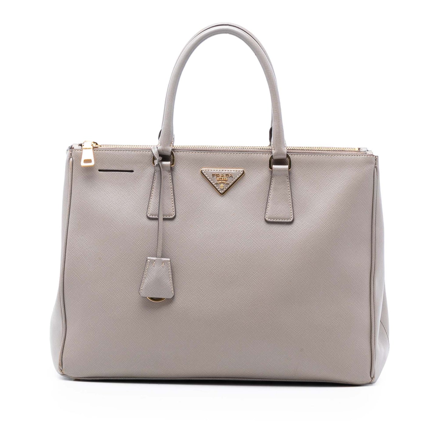 Prada Large Saffiano Lux Galleria Double Zip Tote