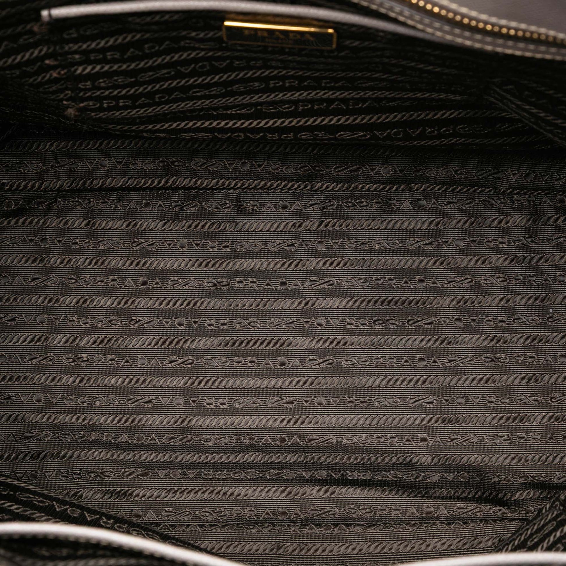 Prada Large Saffiano Lux Galleria Double Zip Tote