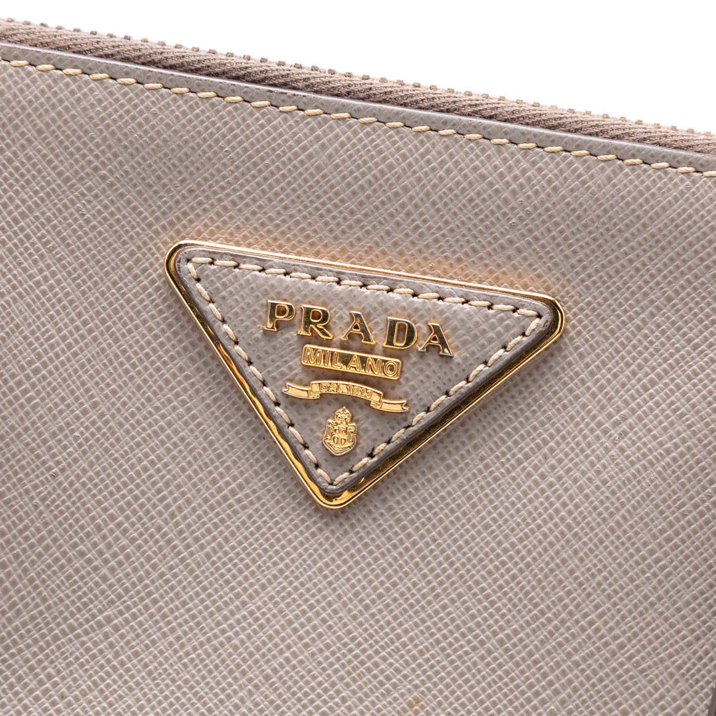 Prada Large Saffiano Lux Galleria Double Zip Tote