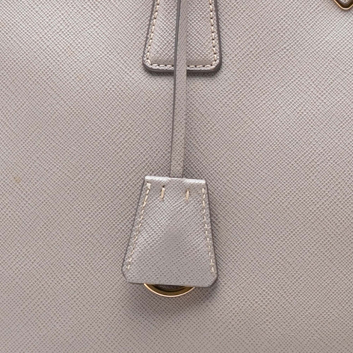 Prada Large Saffiano Lux Galleria Double Zip Tote