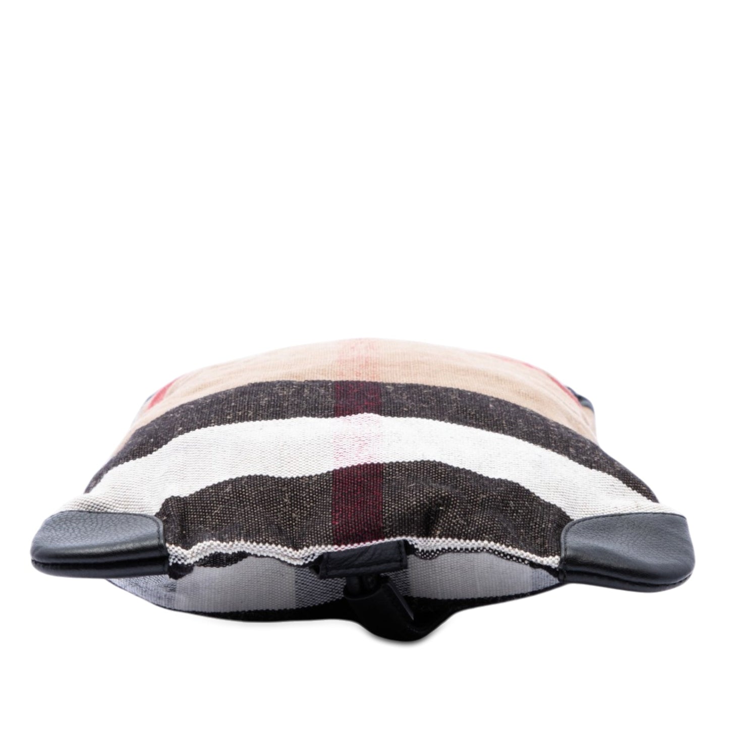 Burberry Mega Check Canvas Drawstring Backpack
