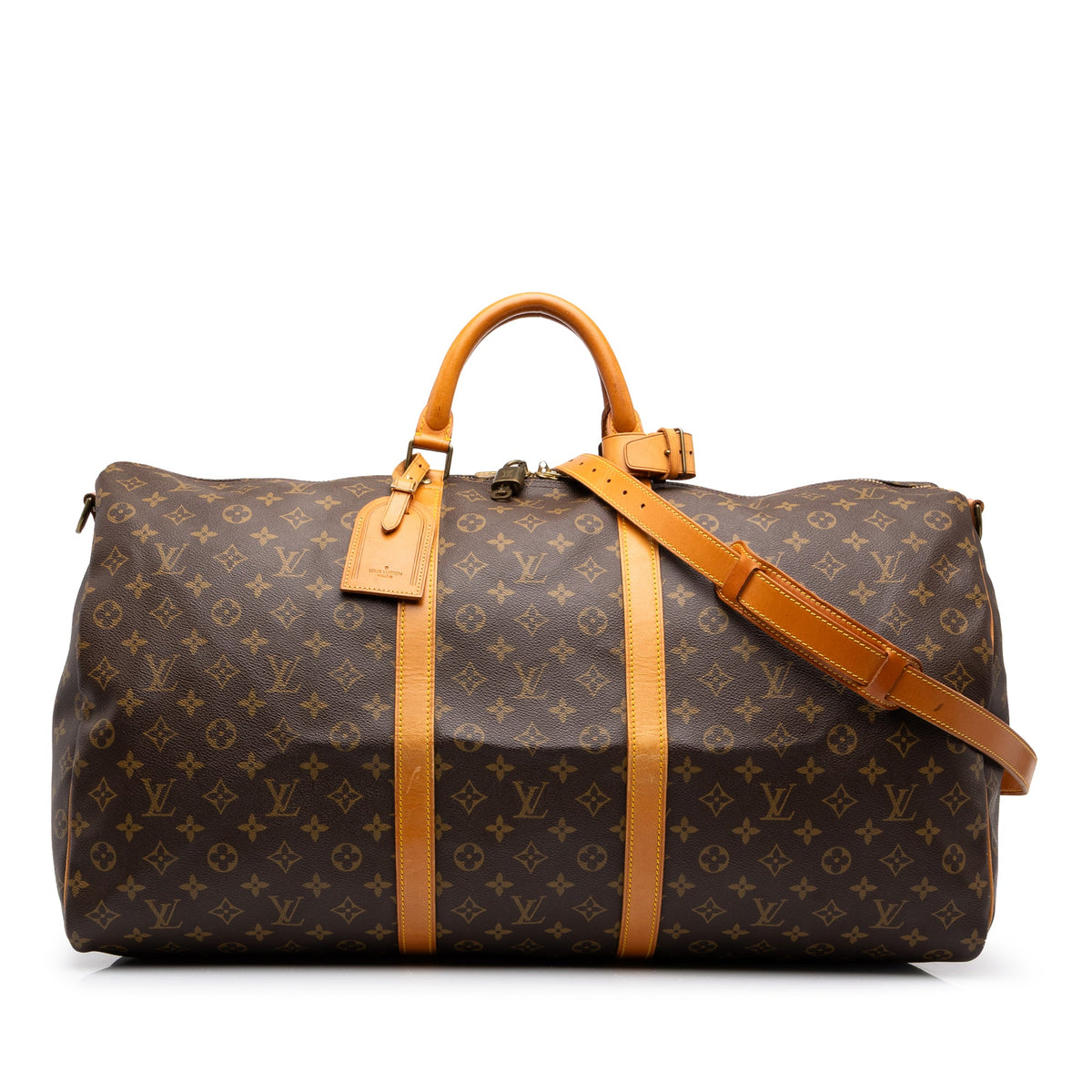 Louis Vuitton Monogram Keepall Bandouliere 60 — Brown