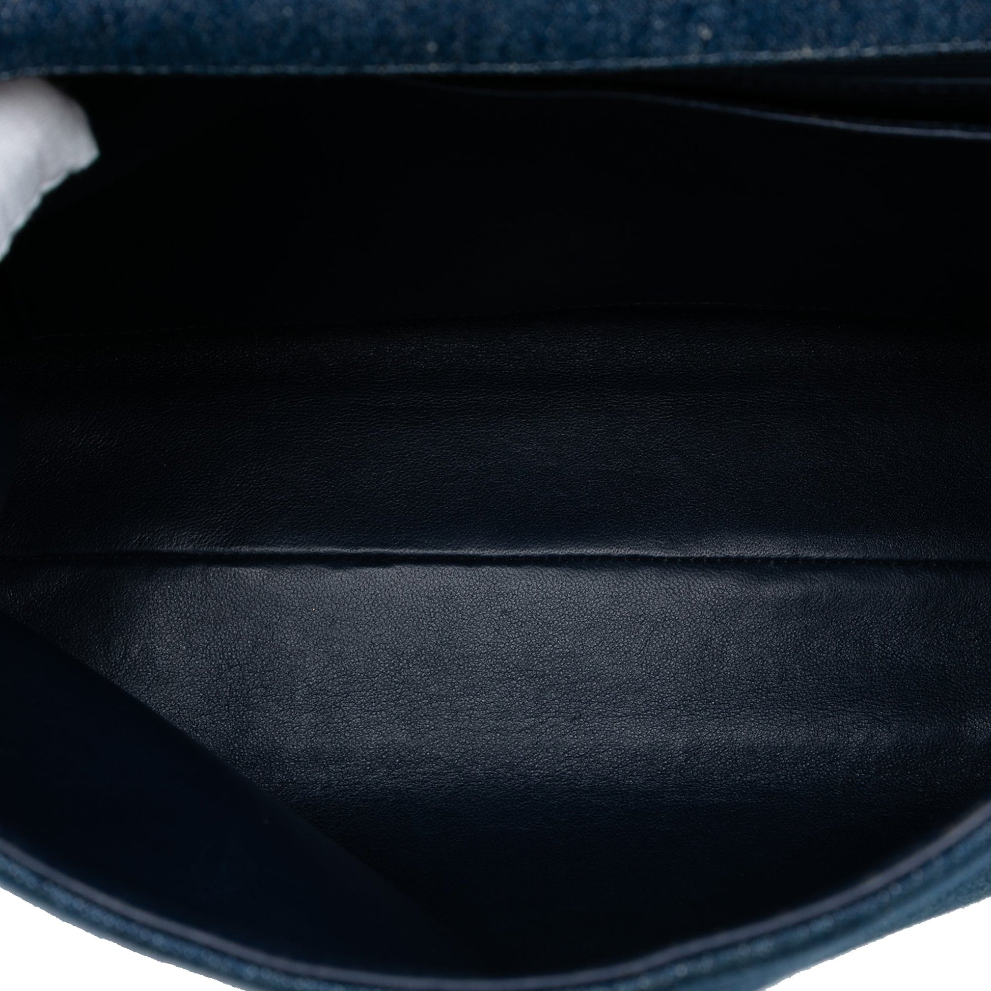 Chanel CC Denim Kelly Top Handle Bag