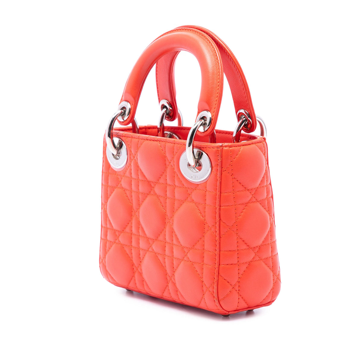 Dior Micro Lambskin Cannage Lady Dior