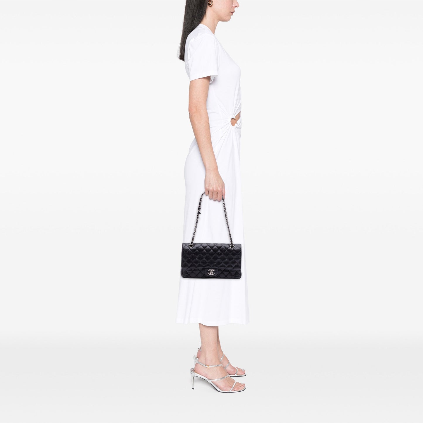 Chanel Medium Classic Caviar Double Flap