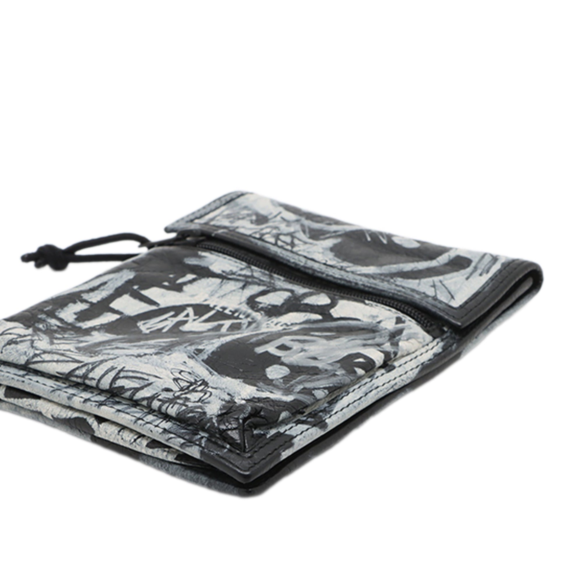 Balenciaga Small Lambskin Graffiti Explorer Crossbody