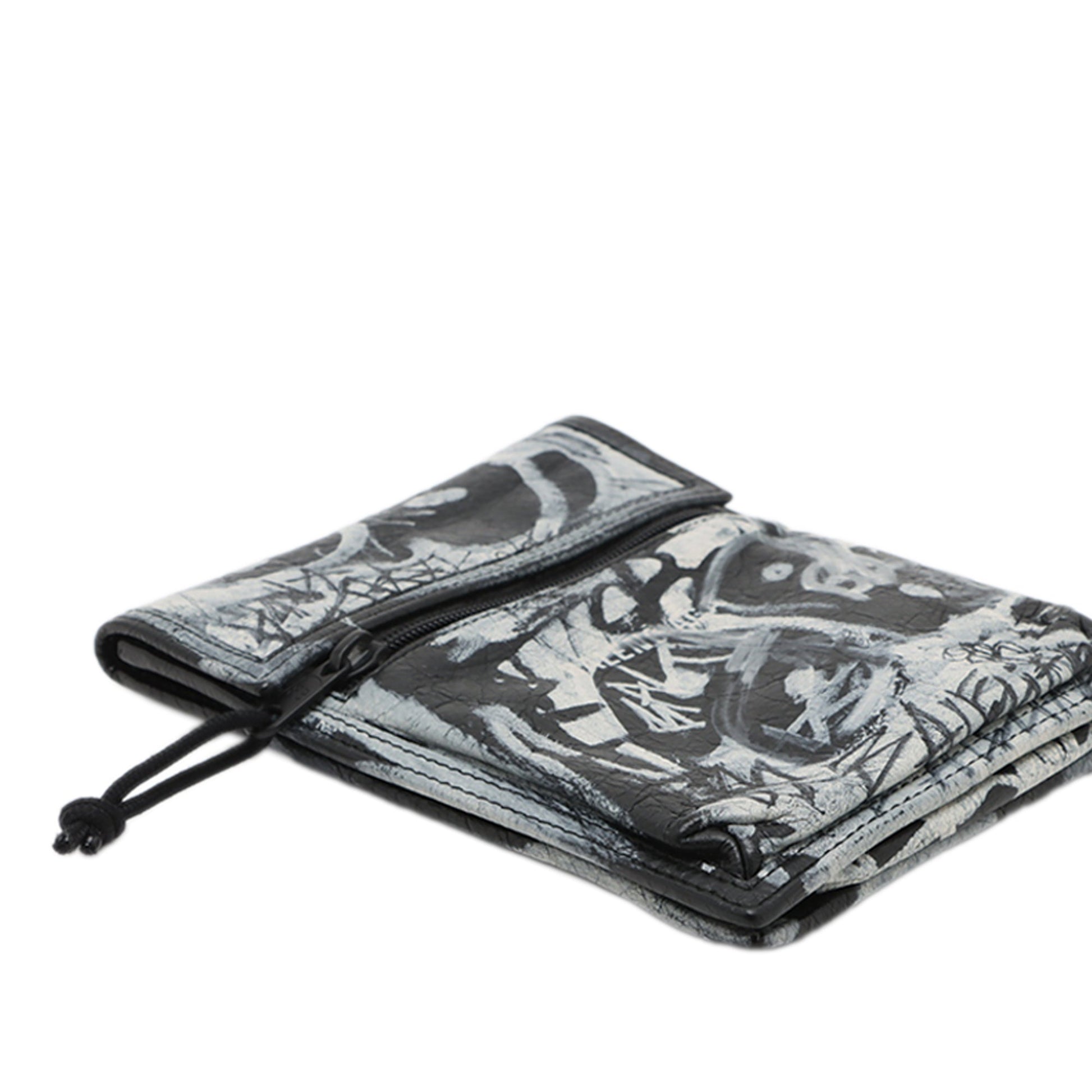 Balenciaga Small Lambskin Graffiti Explorer Crossbody