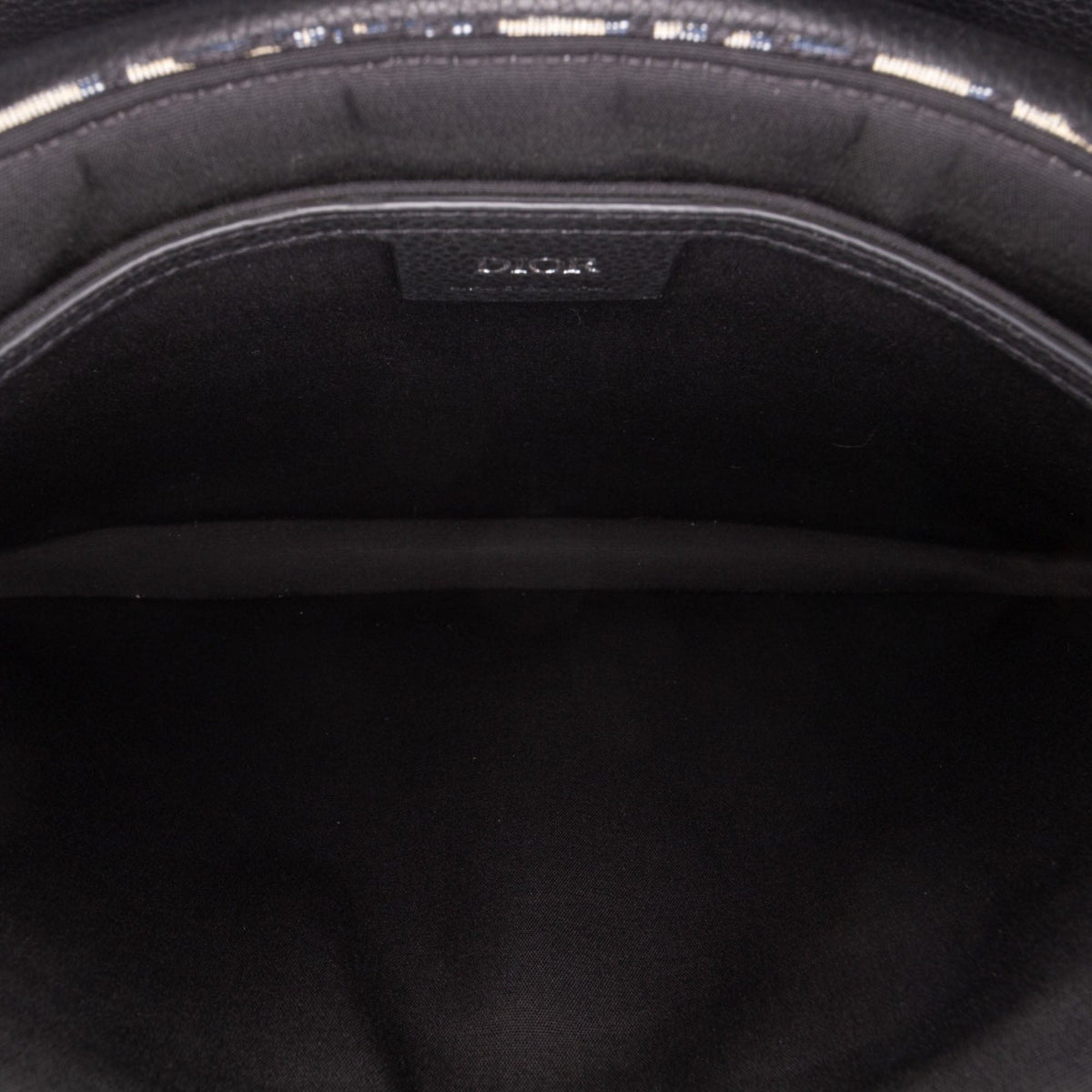 Dior Oblique Canvas and Leather Saddle A4 Pouch
